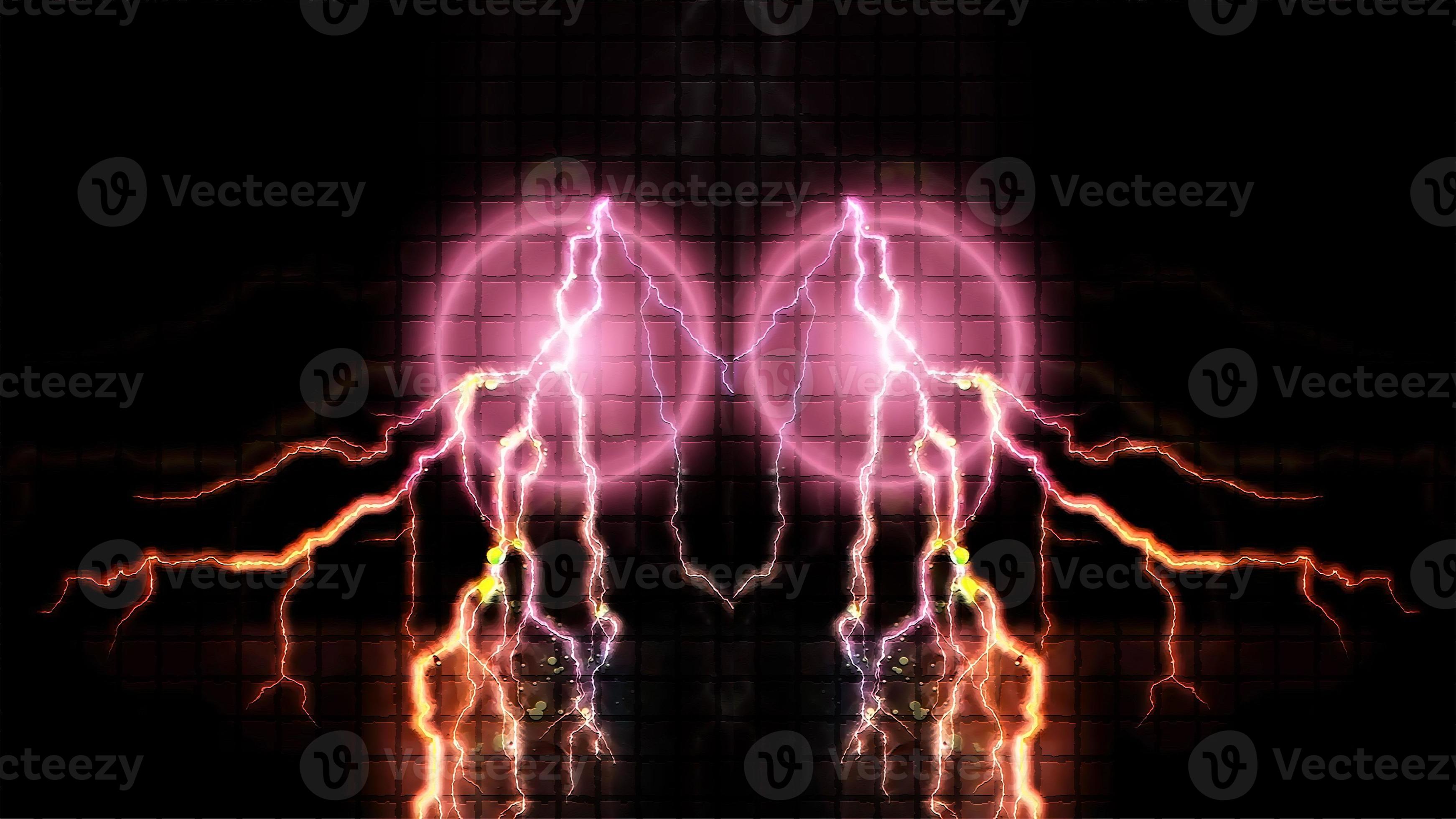 Lighting Electric Background Digital Illustration 10538434 Stock Photo