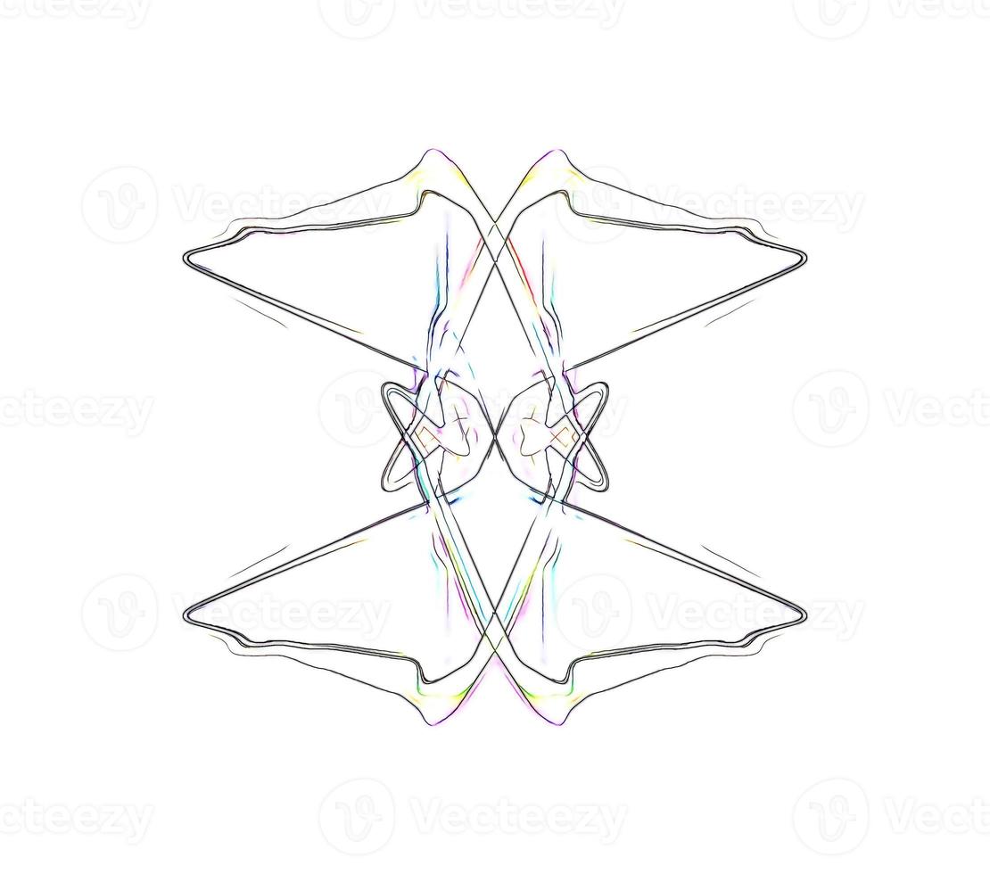 Digital Illustration High Energy Vibrant Beautiful Background photo