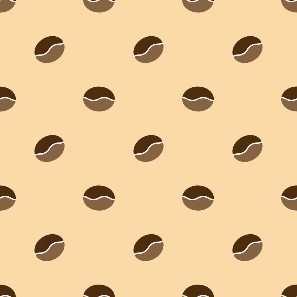 Coffee beans seamless background photo