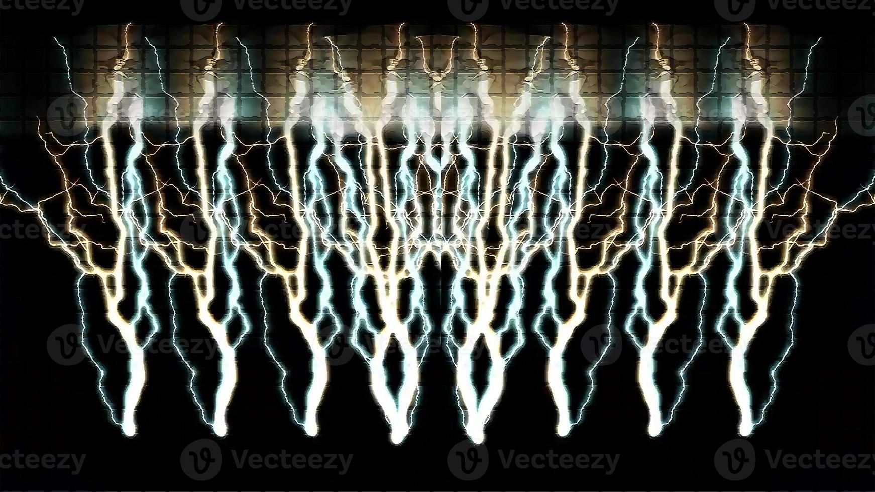 Digital Rendering Lighting Strike Electric Background photo