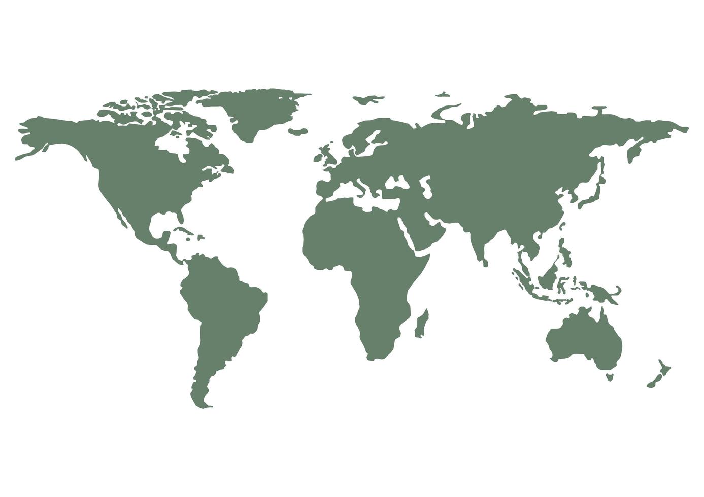 mapa mundo países separados foto