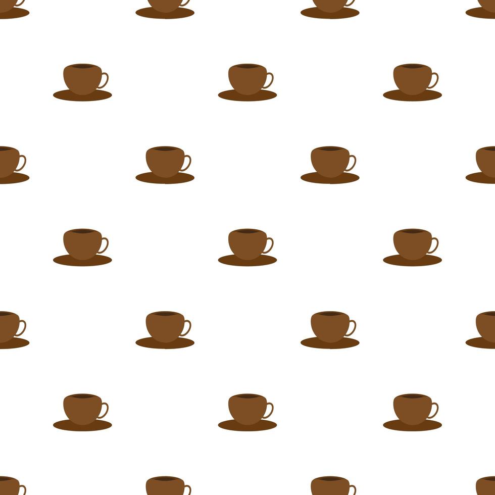 Pattern made of cup of cappuccino background photo