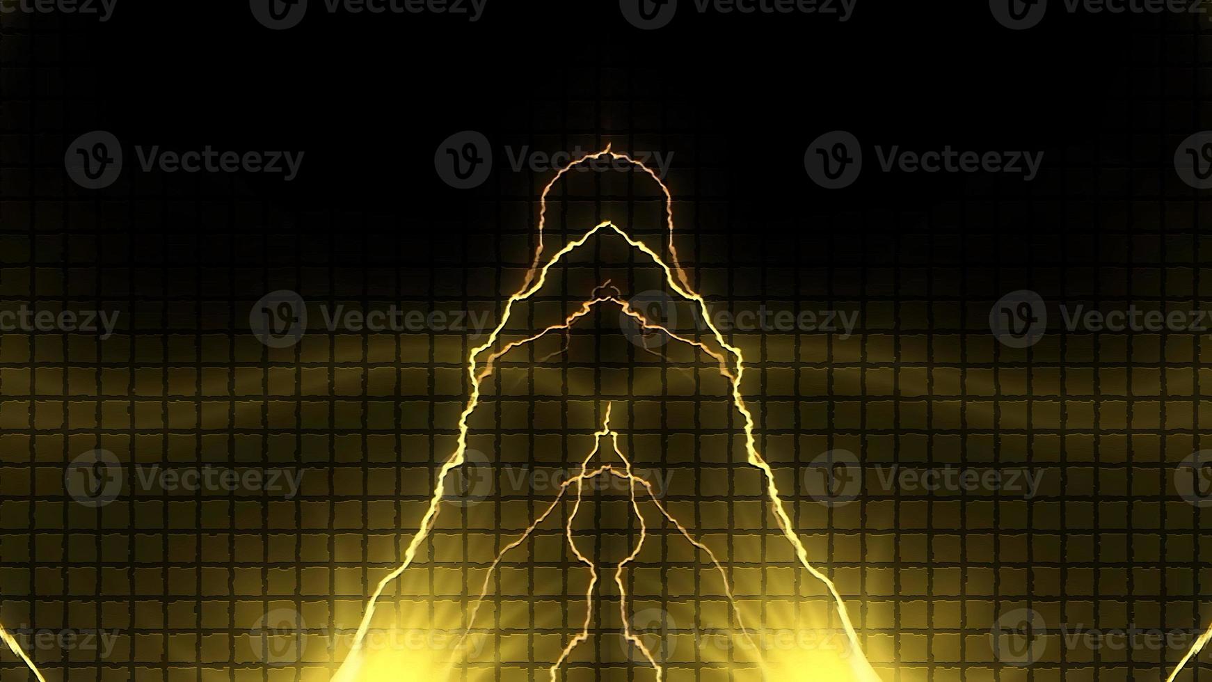 Digital Rendering Lighting Strike Electric Background photo