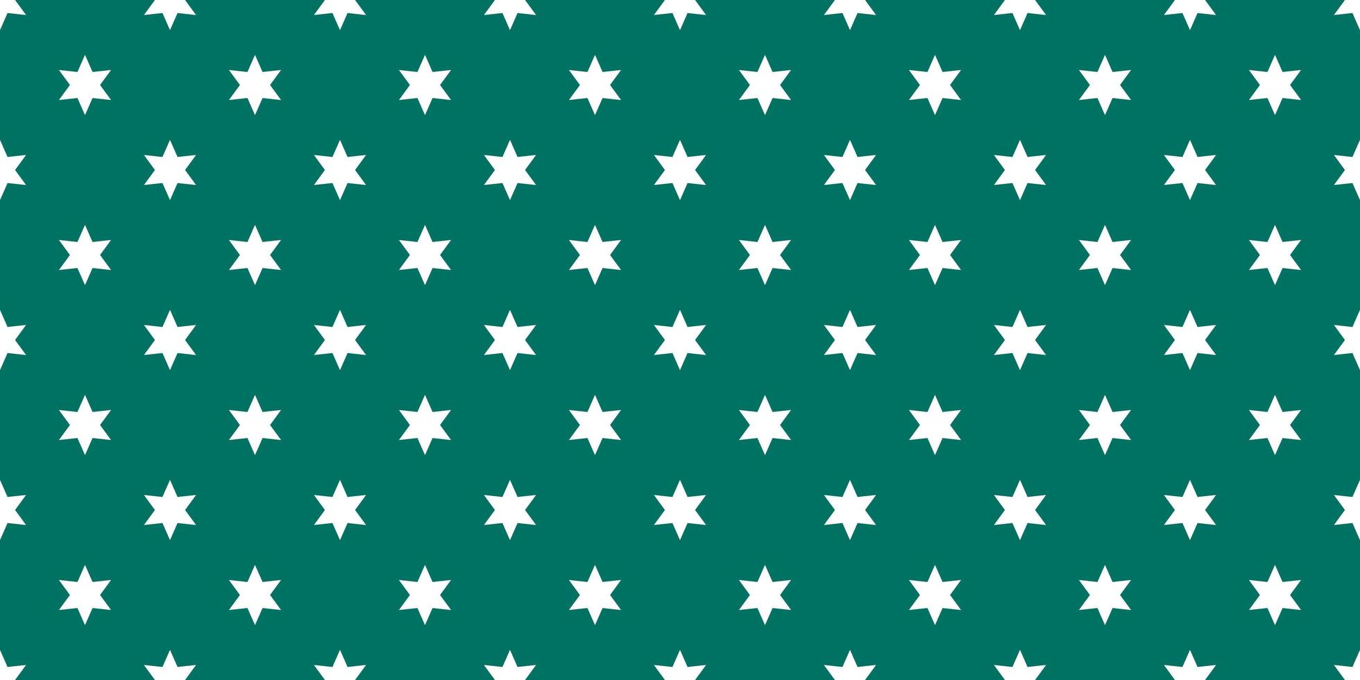 patrón de estrellas blancas sobre un fondo verde foto