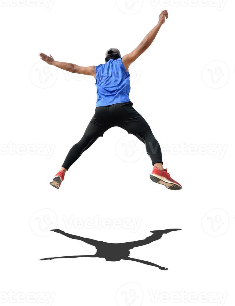 men's sports Asians on a white background photo