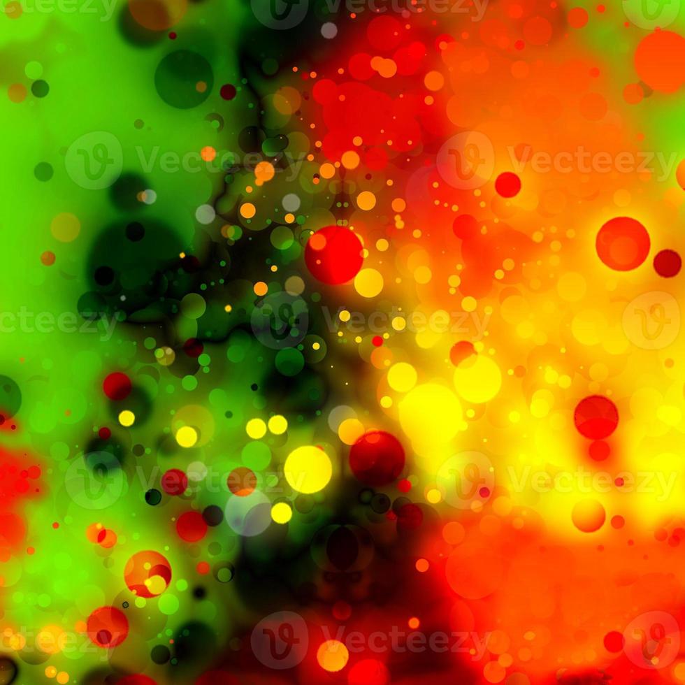 fondo abstracto colorido con pinturas y burbujas foto gratis