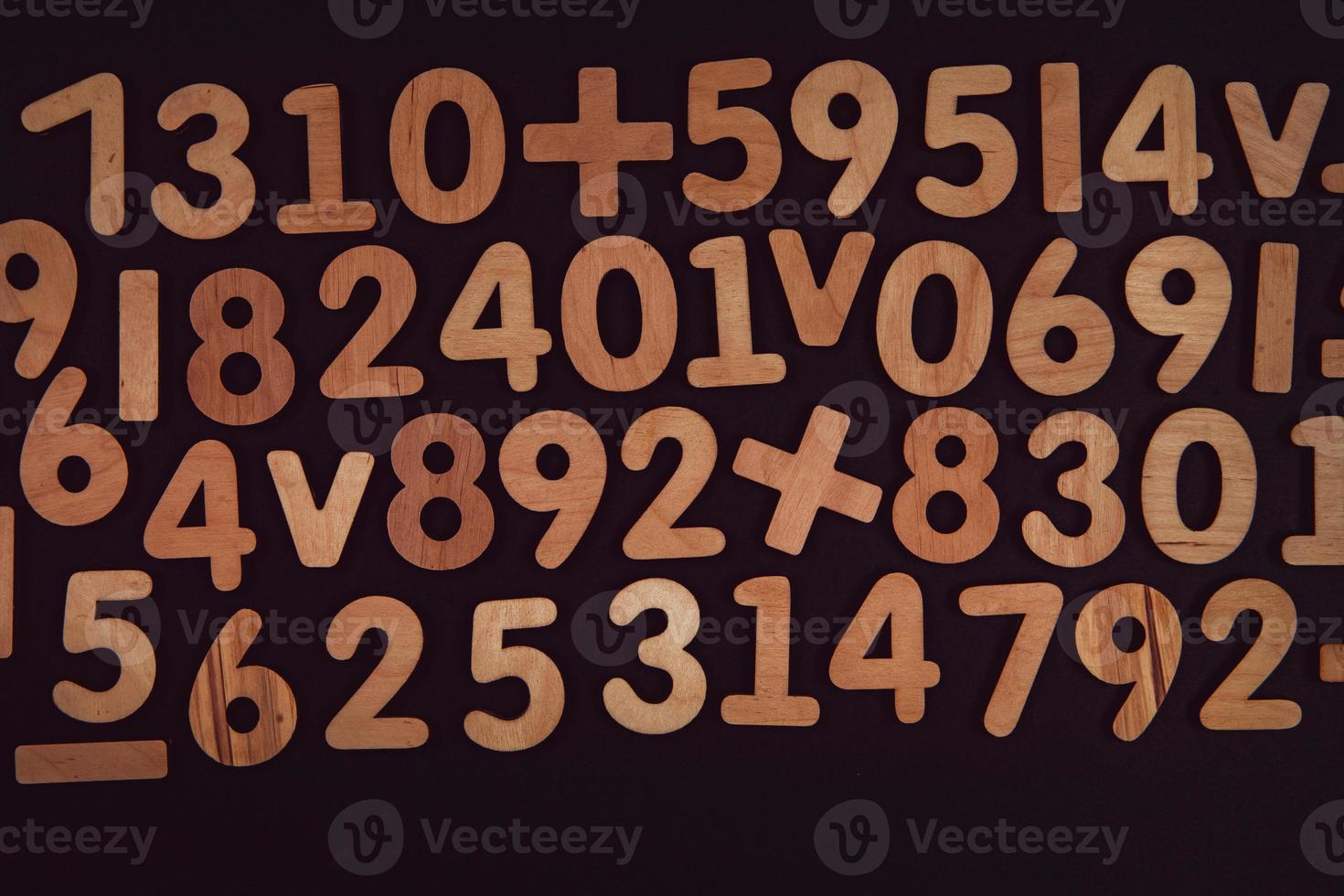 Background or texture of numbers. Finance data concept. Mathematic. Seamless pattern with numbers. Finance concept. photo
