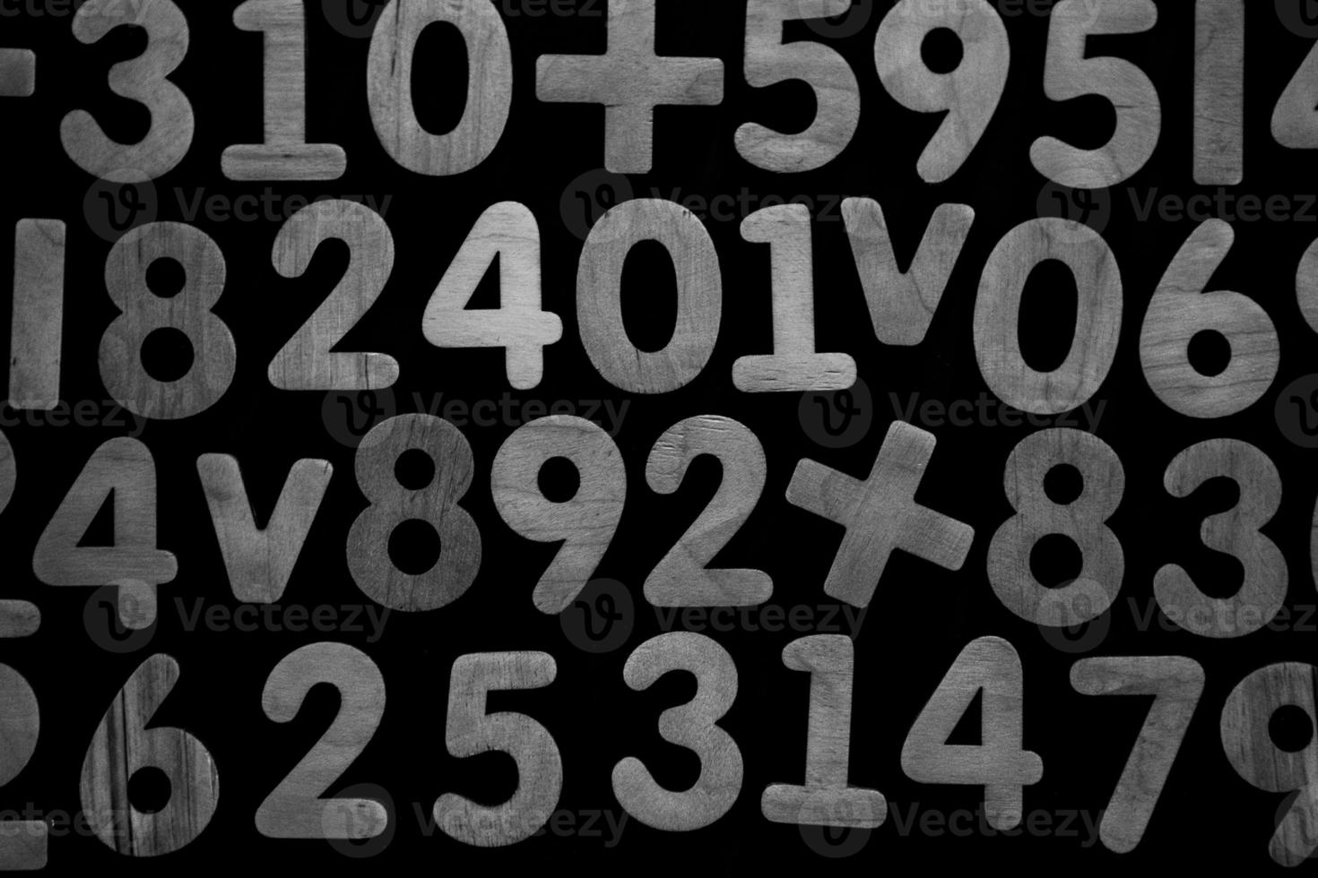 Background or texture of numbers. Finance data concept. Mathematic. Seamless pattern with numbers. Finance concept. photo