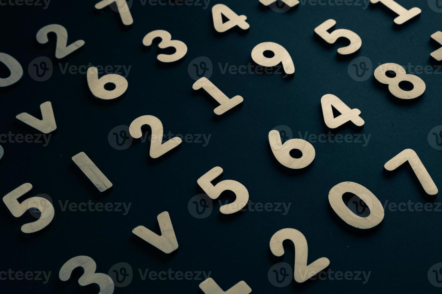 Background or texture of numbers. Finance data concept. Mathematic. Seamless pattern with numbers. Finance concept. photo