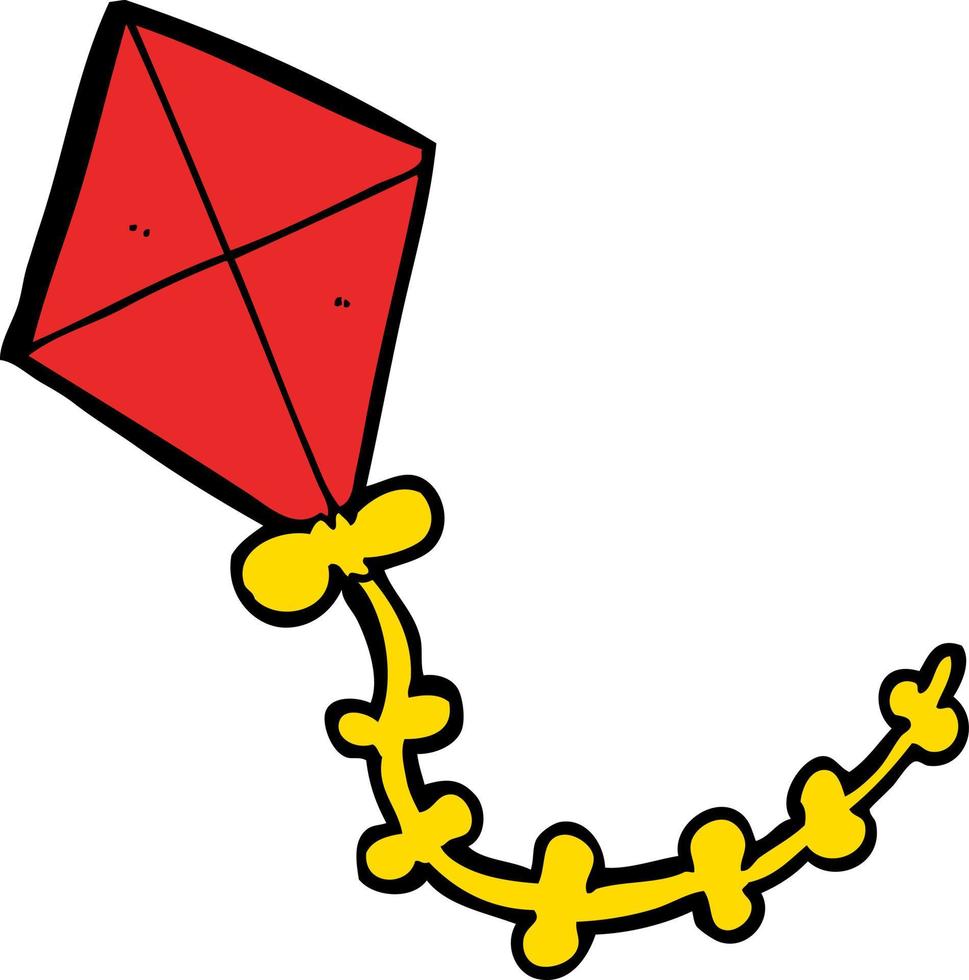 cartoon kite vector