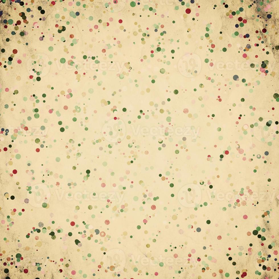 Polka dot pattern in vintage retro style. Background photo