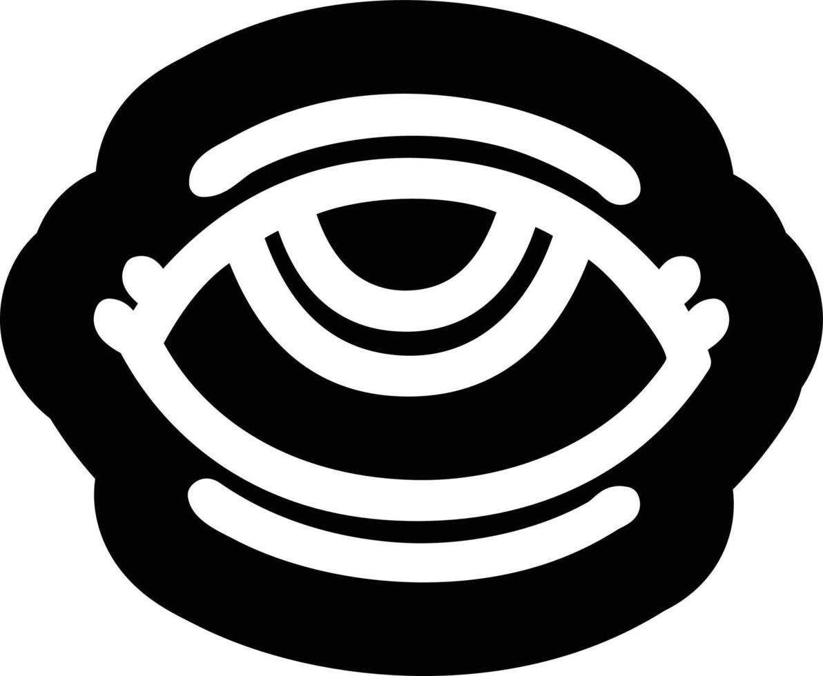 eye symbol icon vector
