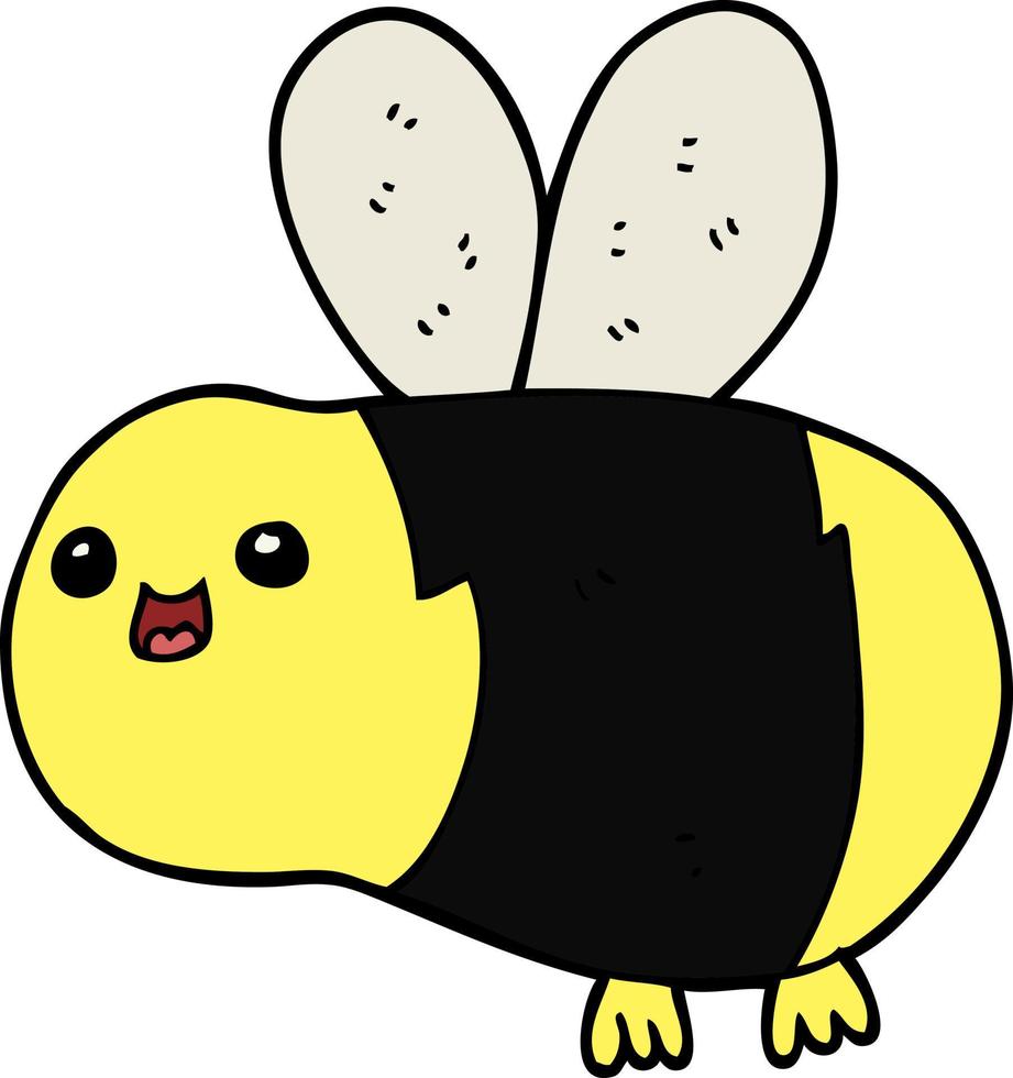 vector de abeja de dibujos animados