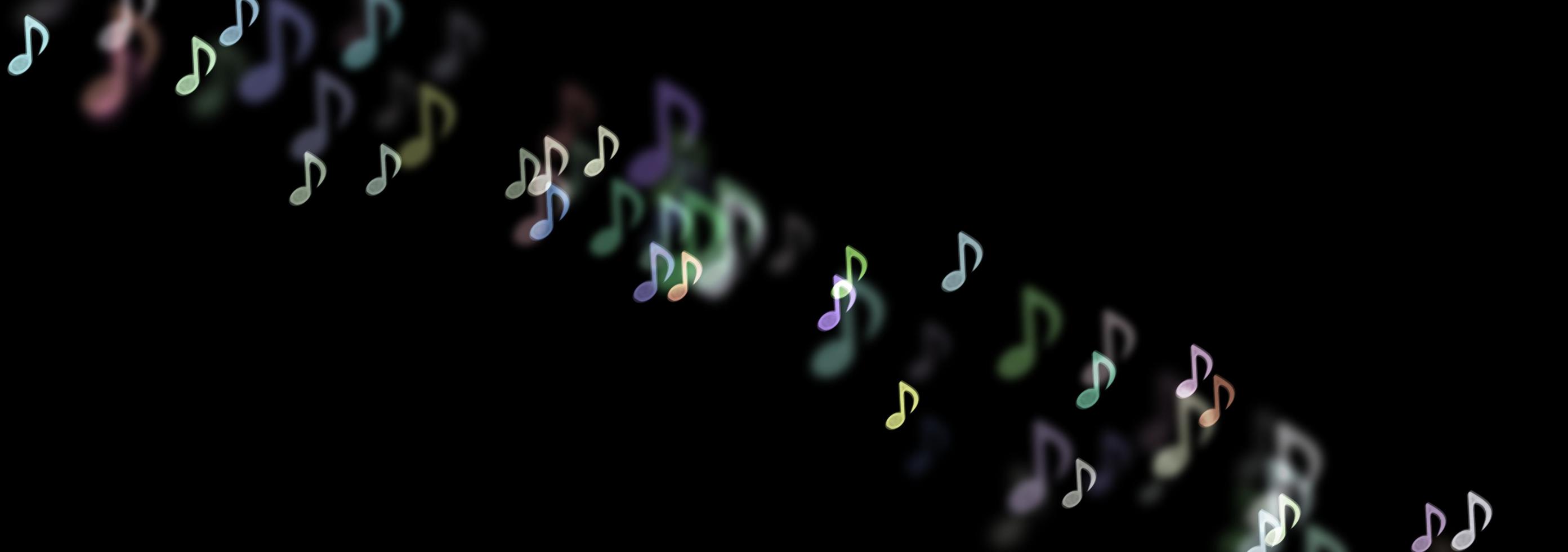 Music note image.Background bokeh photo with light.