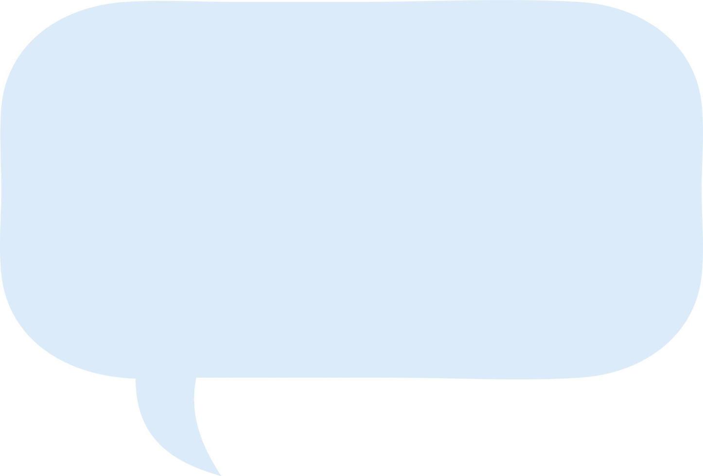 flat color retro cartoon speech bubble vector
