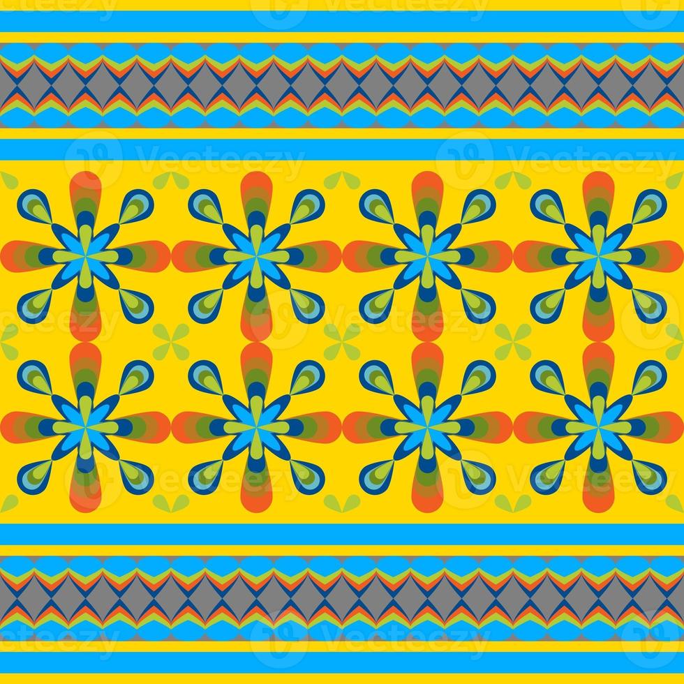 fabric pattern with green background photo