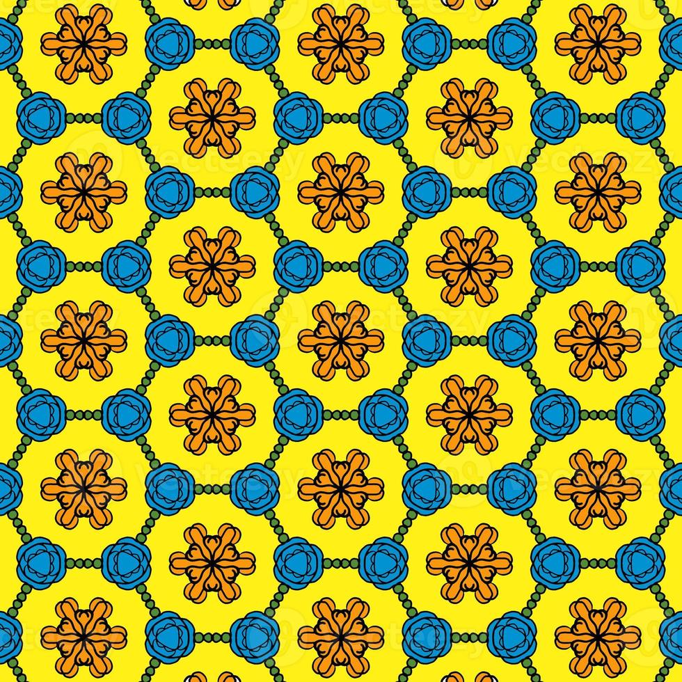 seamless pattern with patterns photo