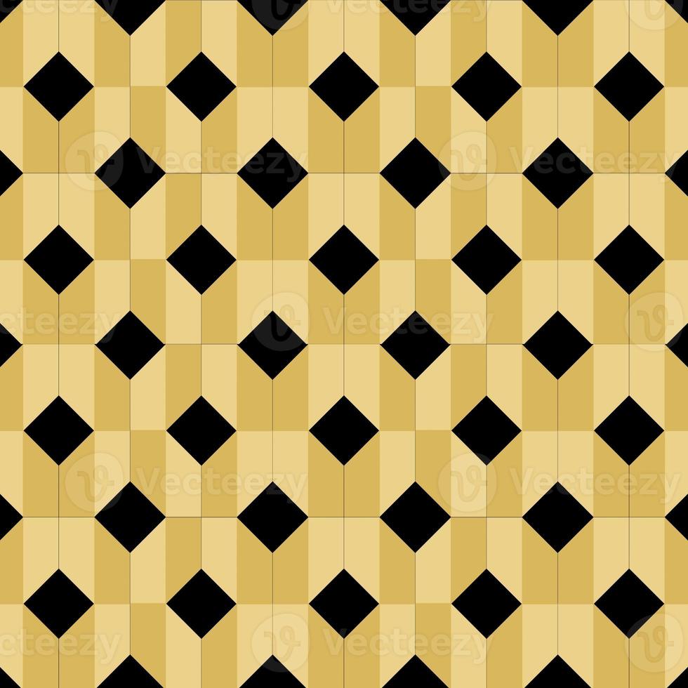 Black background with seamless gold chain pattern photo