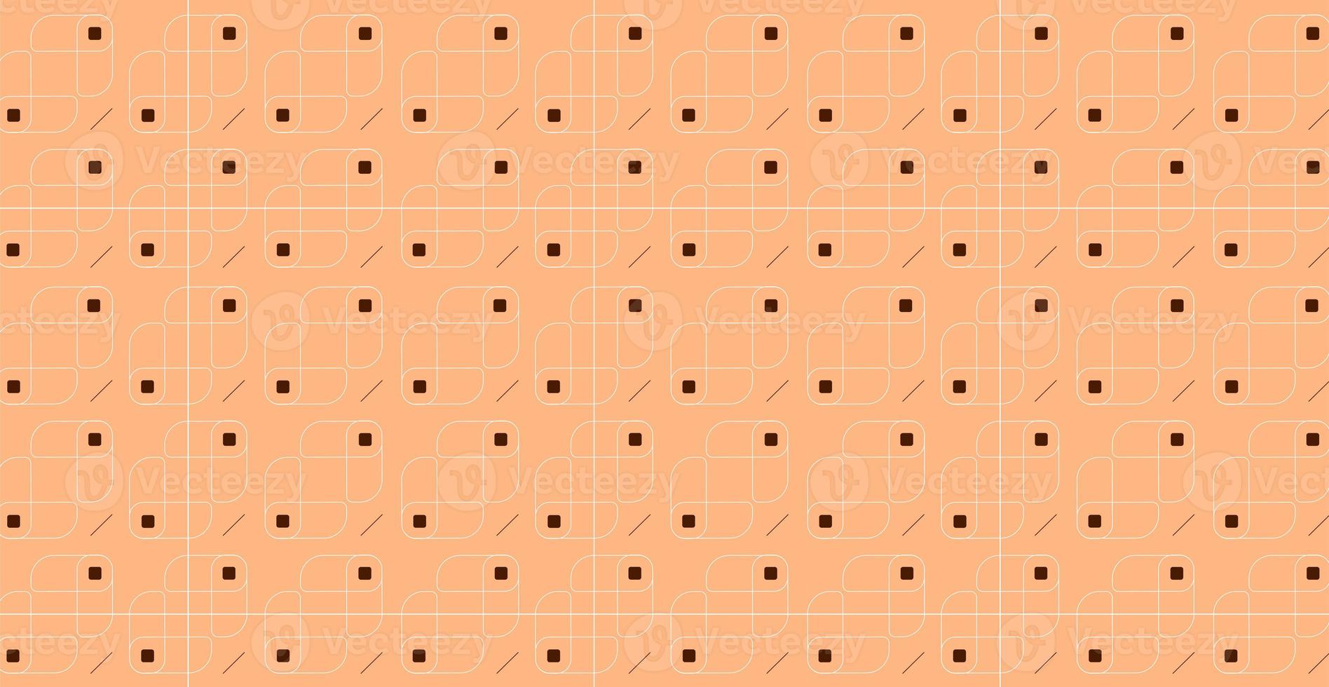 Simple geometric pattern. Modern stylish texture. Graphic design with rounded shapes. Digital paper. photo