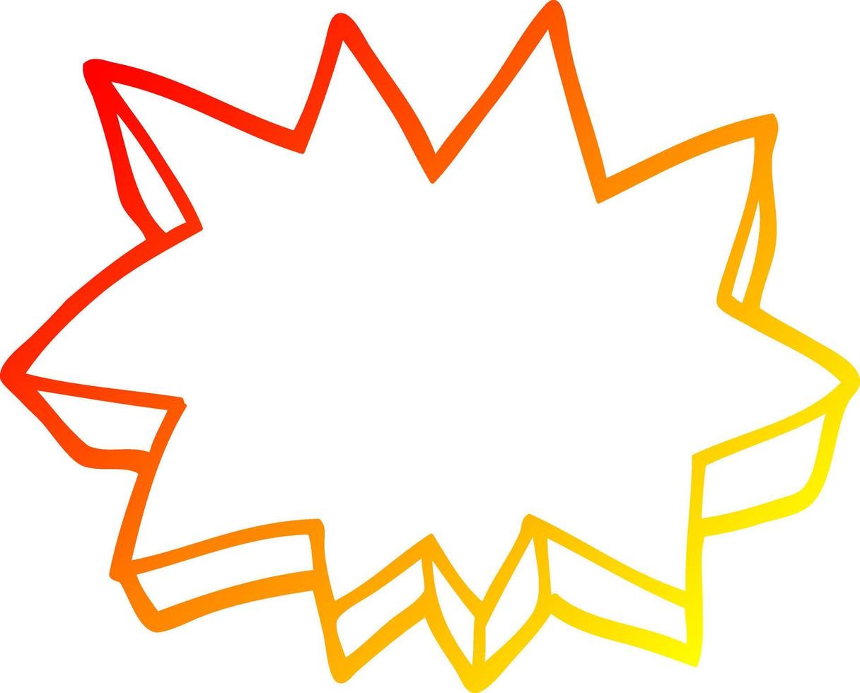 warm gradient line drawing decorative star element vector