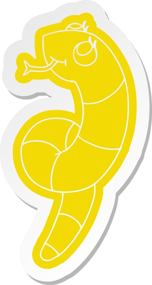 cartoon sticker kawaii of a cute snake vector