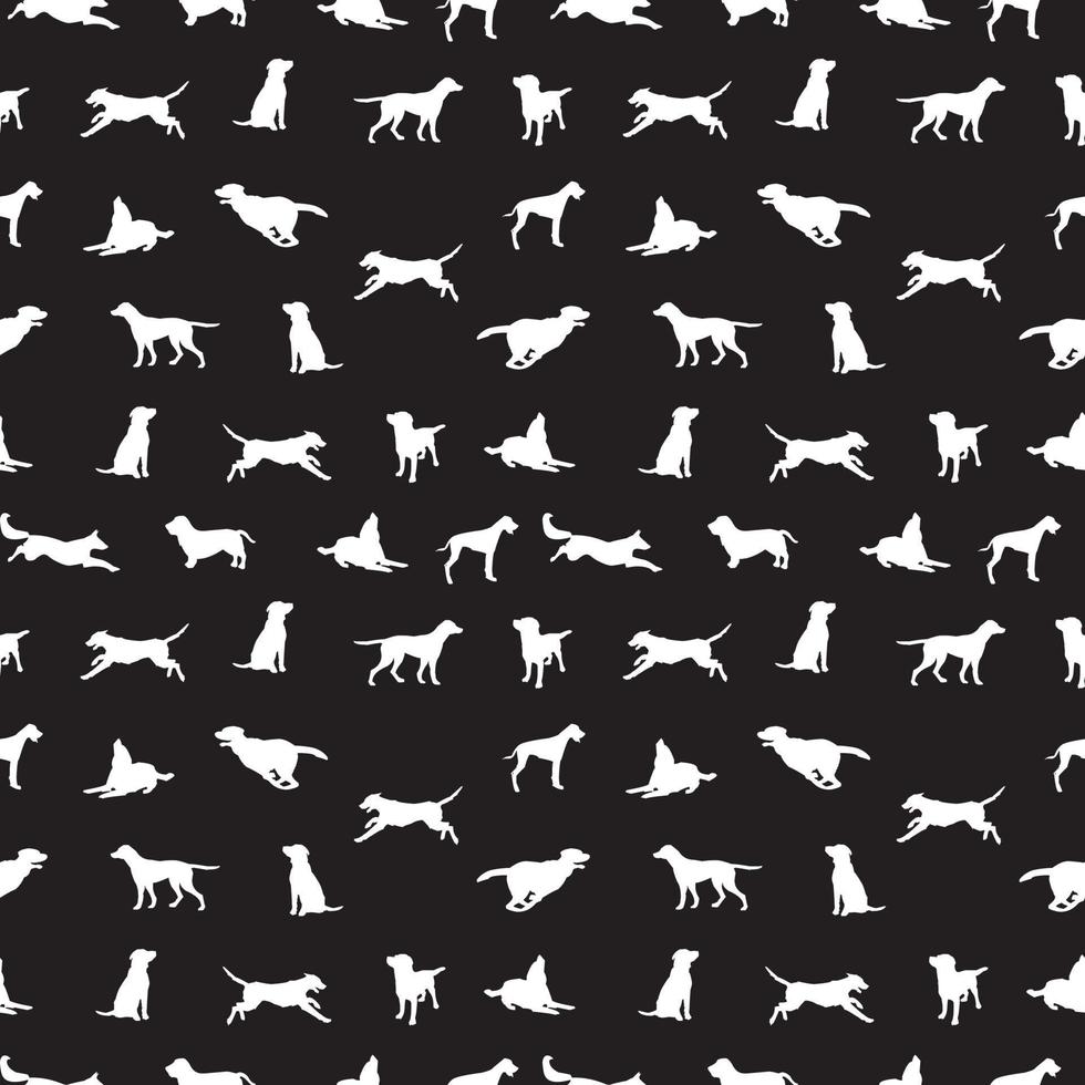 Seamless pattern of pet and owners holding or walking a dog, Barkitecture concepts black and white vector