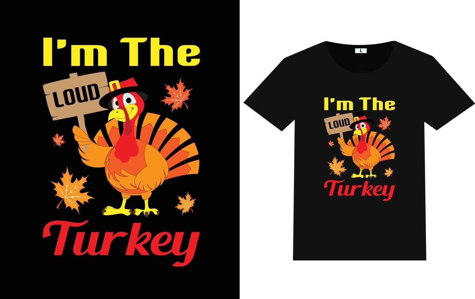 Trendy Thanksgiving Day Typography and Graphic T shirt Design vector