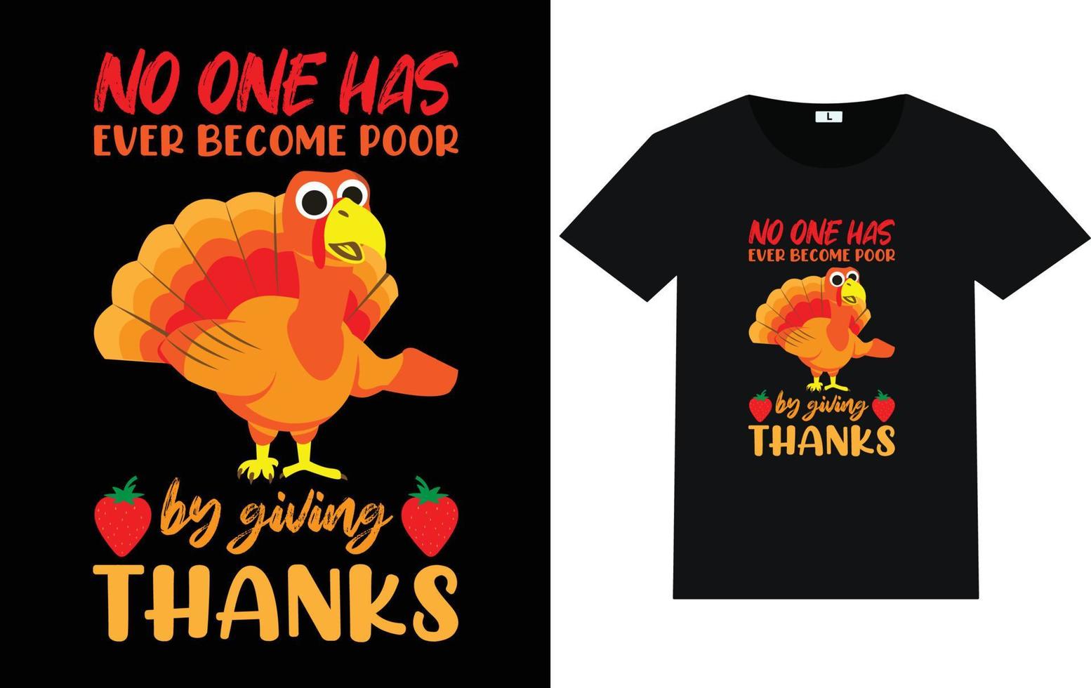 Trendy Thanksgiving Day Typography and Graphic T shirt Design vector