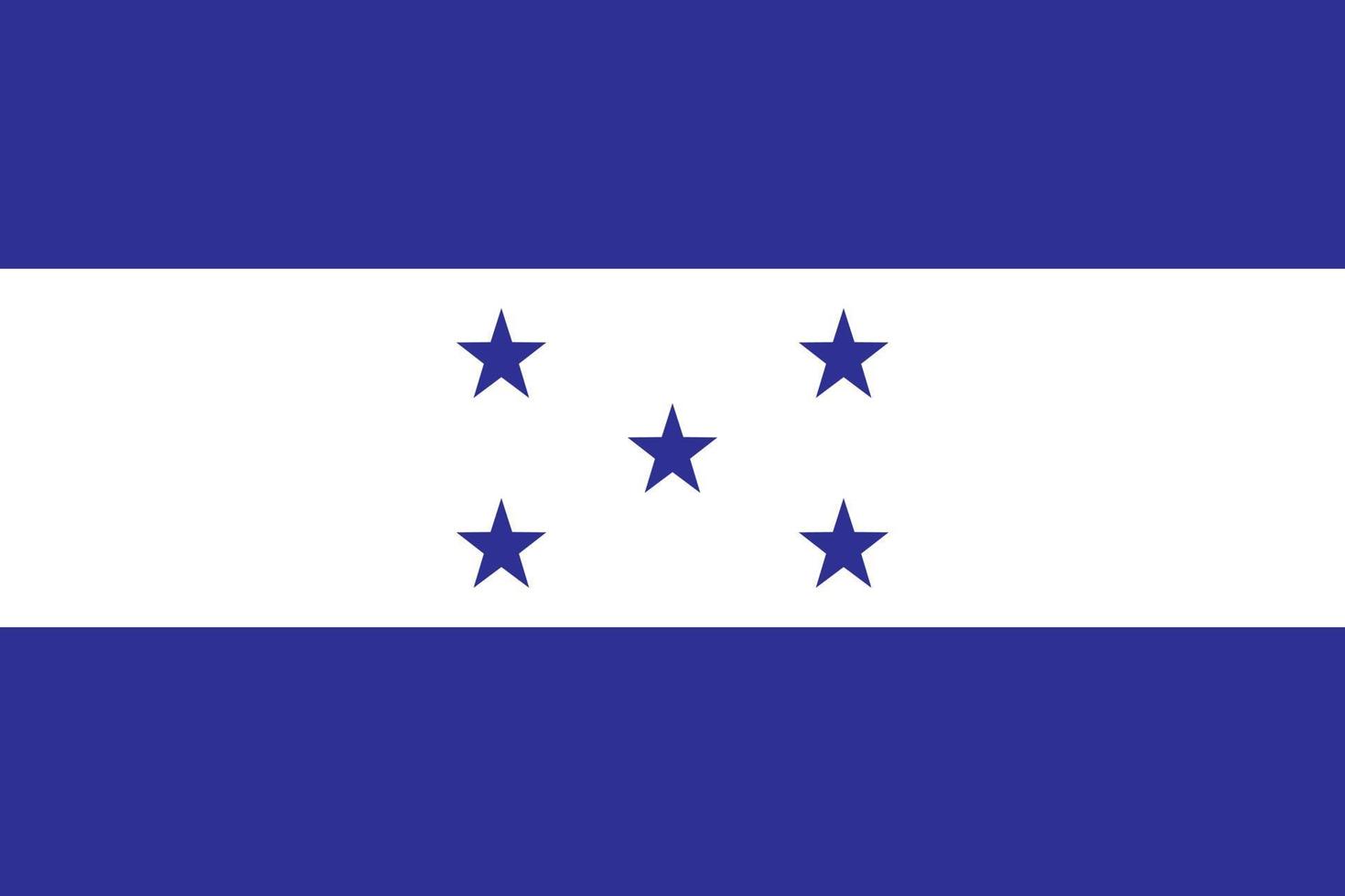 The correct flag of Honduras.vector background vector