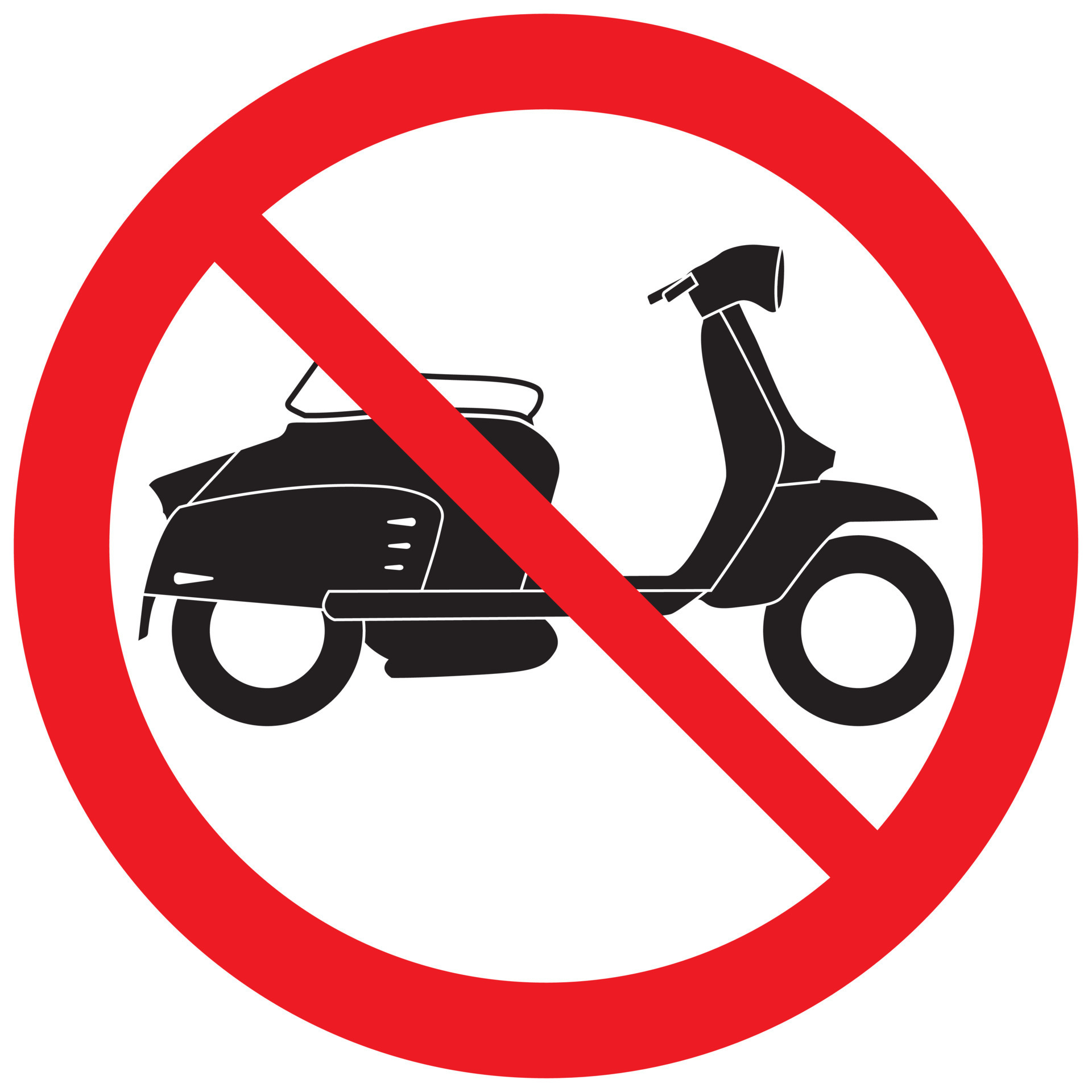 Sign No motorcycle or no parking prohibit . 10550237 Vector Art at Vecteezy