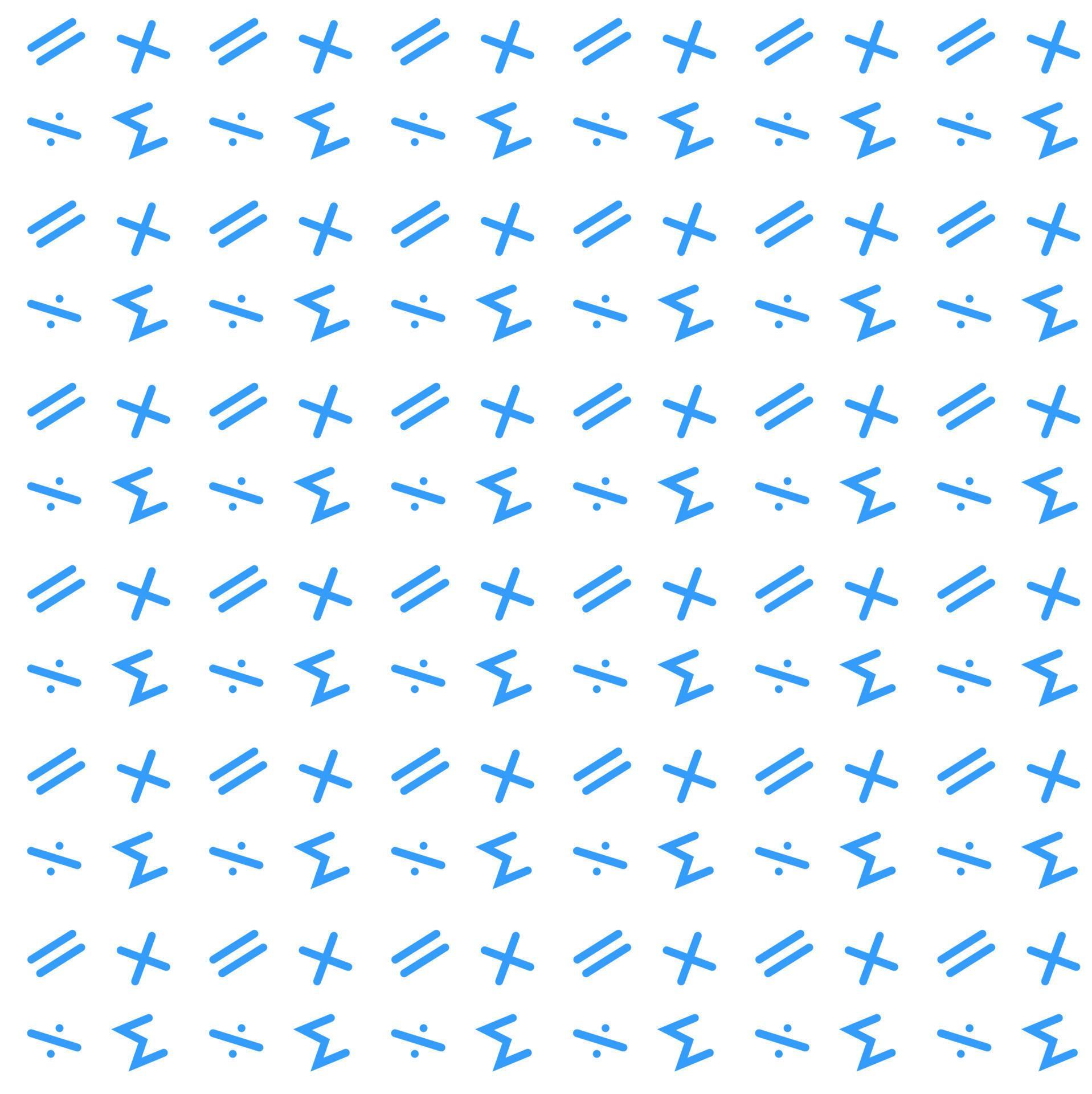 Mathematics Symbol Pattern Background Vector Illustration Doodle Sigma ...