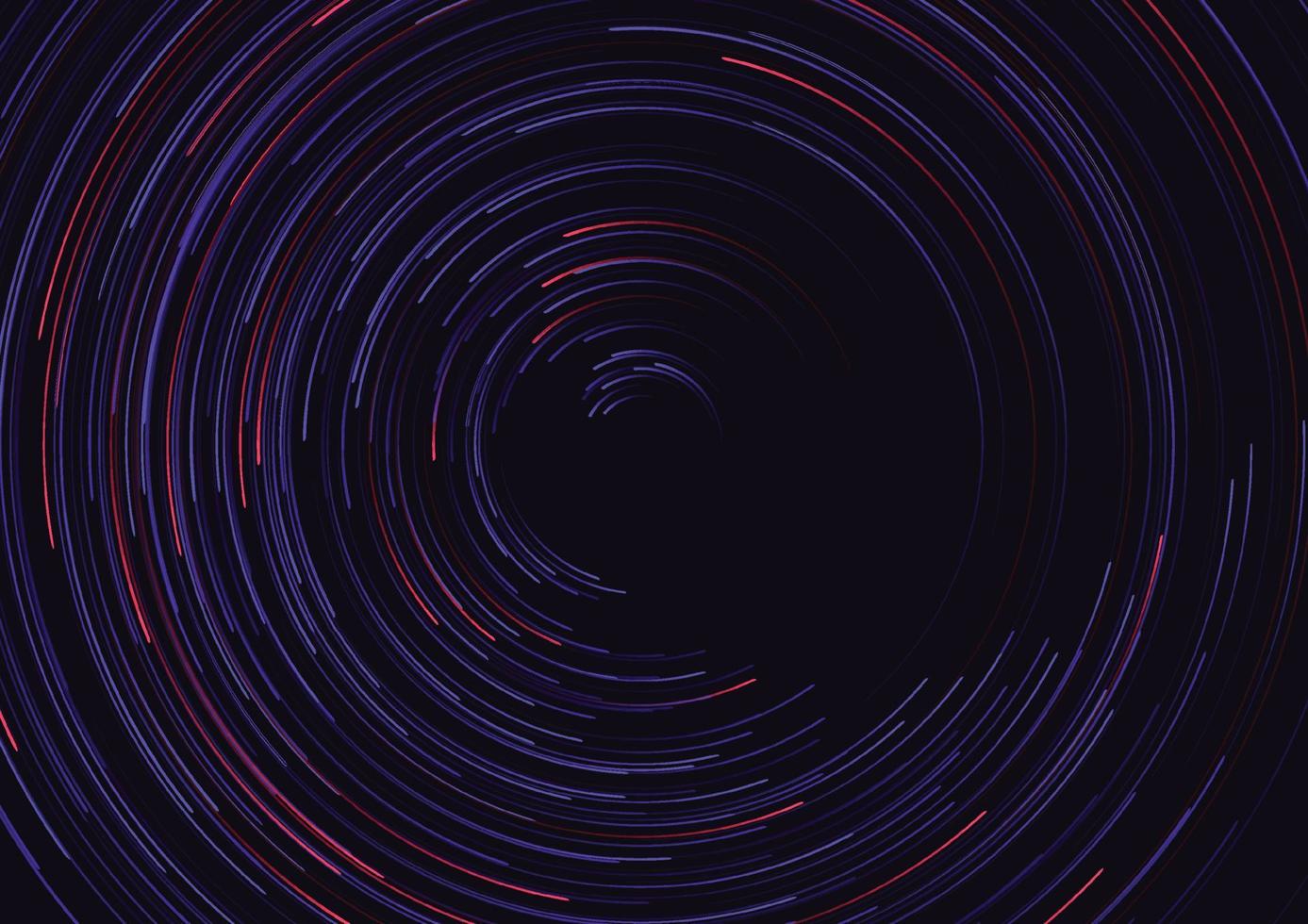 Data flow technology connection. Abstract radial vortex circular trail background. Vector background