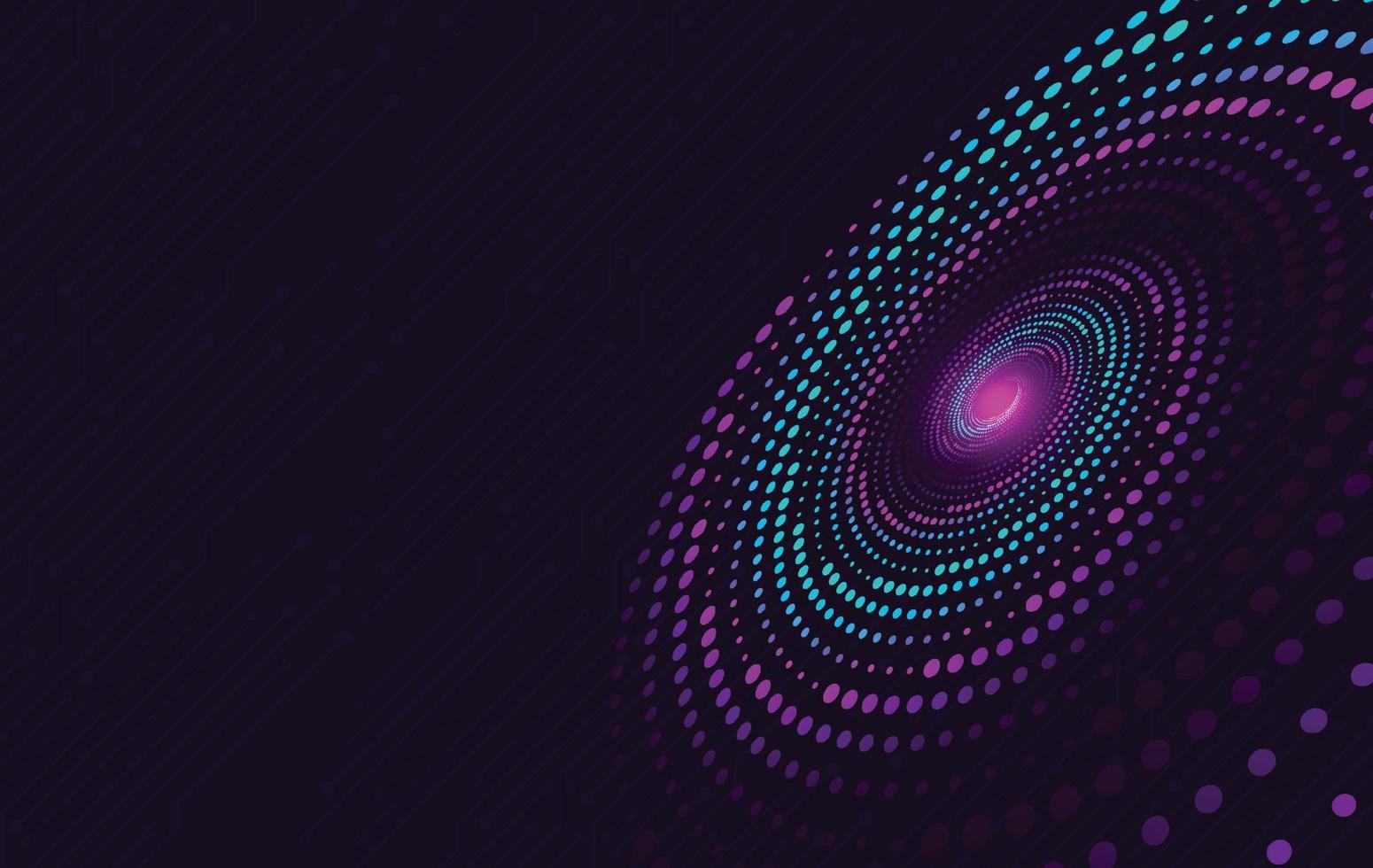 Big data technology circle design background. Internet connection, abstract sense of science and technology analytics concept graphic design. Vector illustration