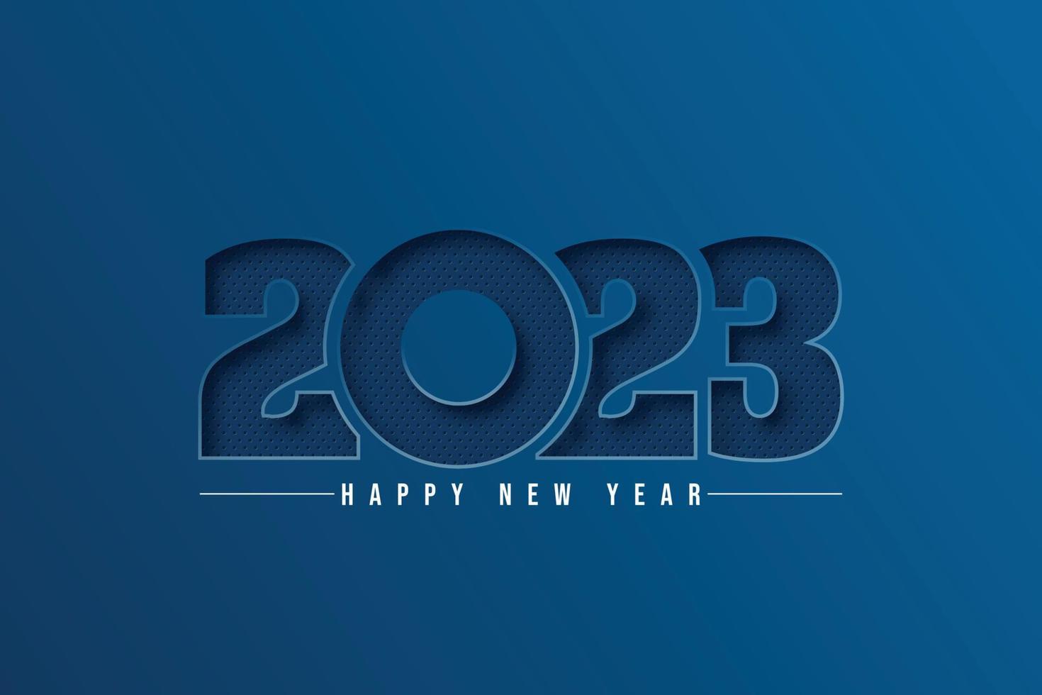 2023 vector on paper cut background. 2023 vector concept. Festive numbers design. Lettering 2023 vector concept EPS 10