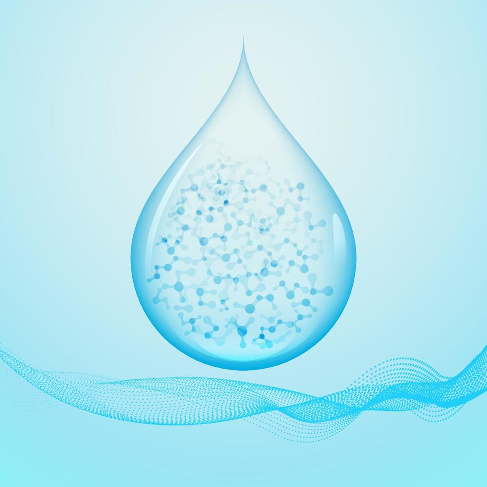 water drop element vector