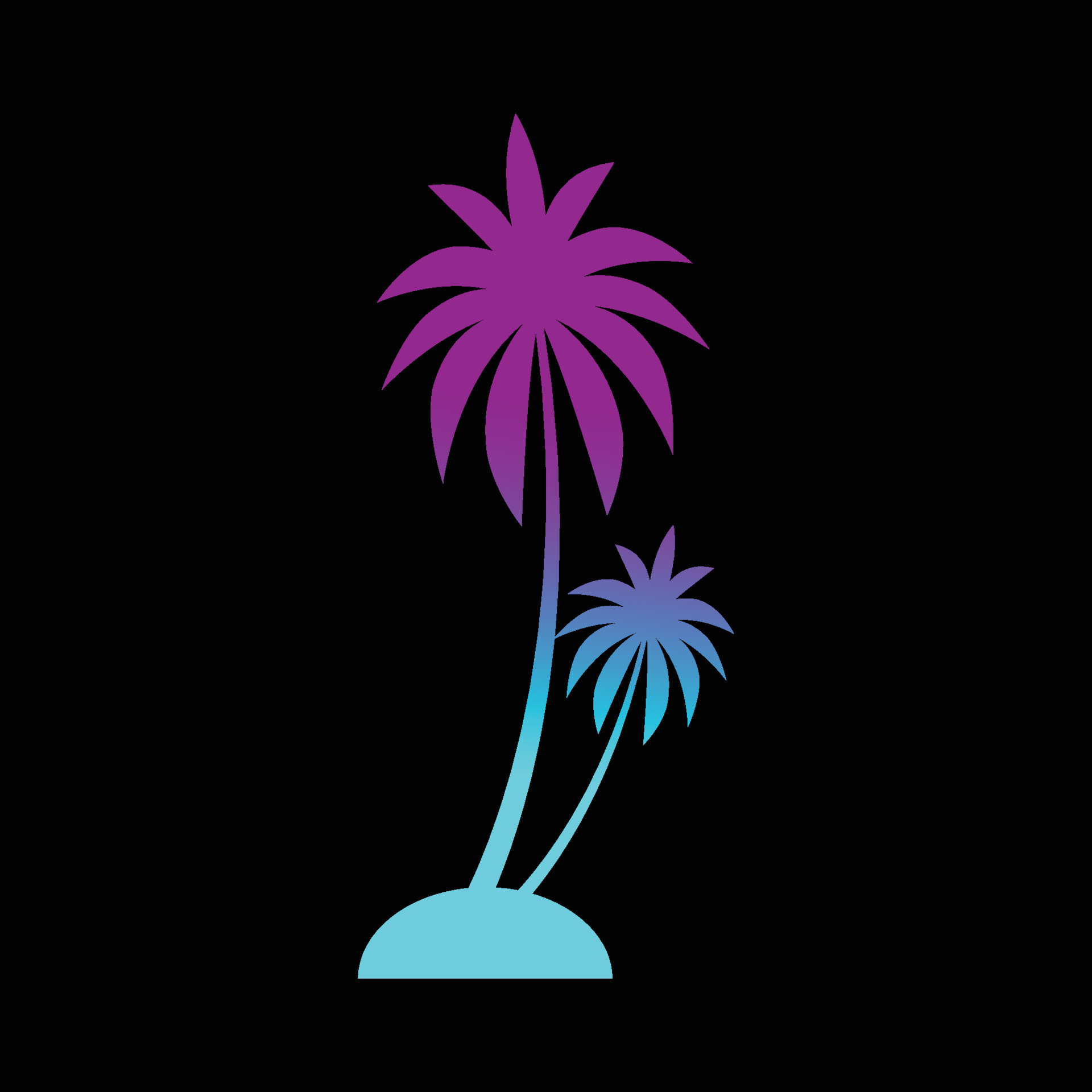 Palm tree summer logo template vector illustration 10550875 Vector Art ...