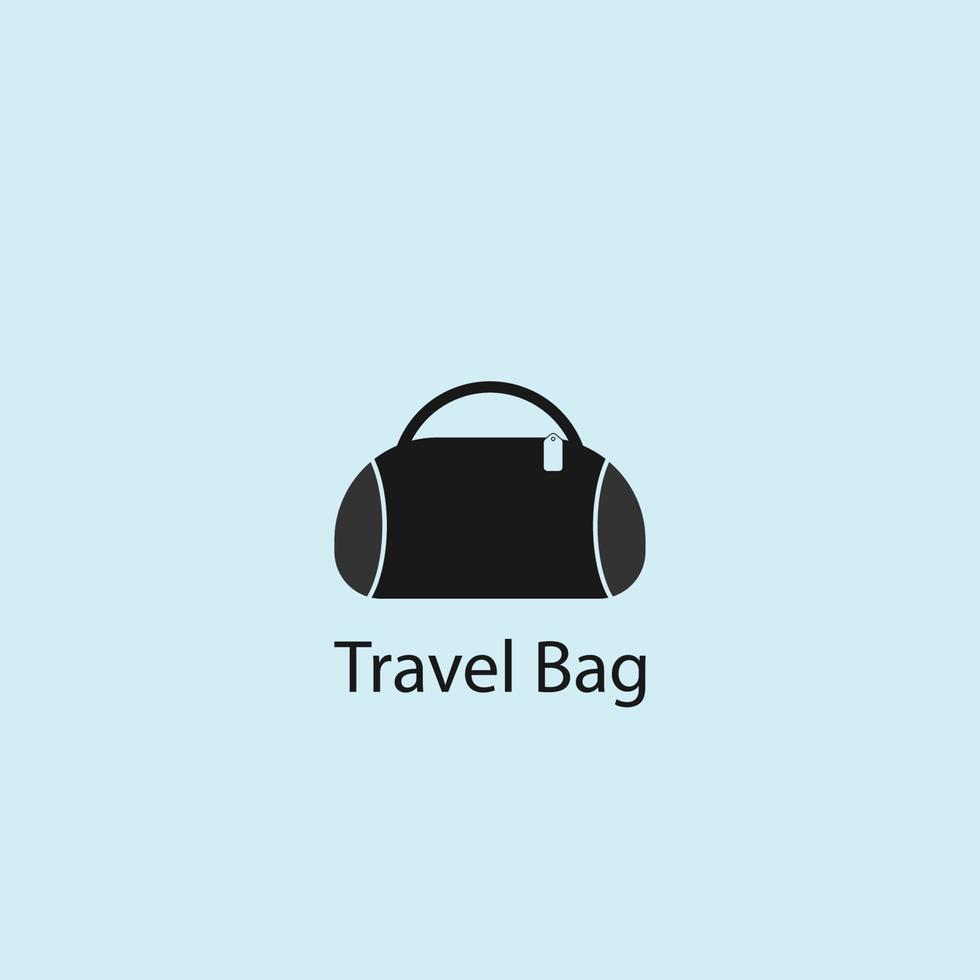 Travel bag icon . Vector illustration