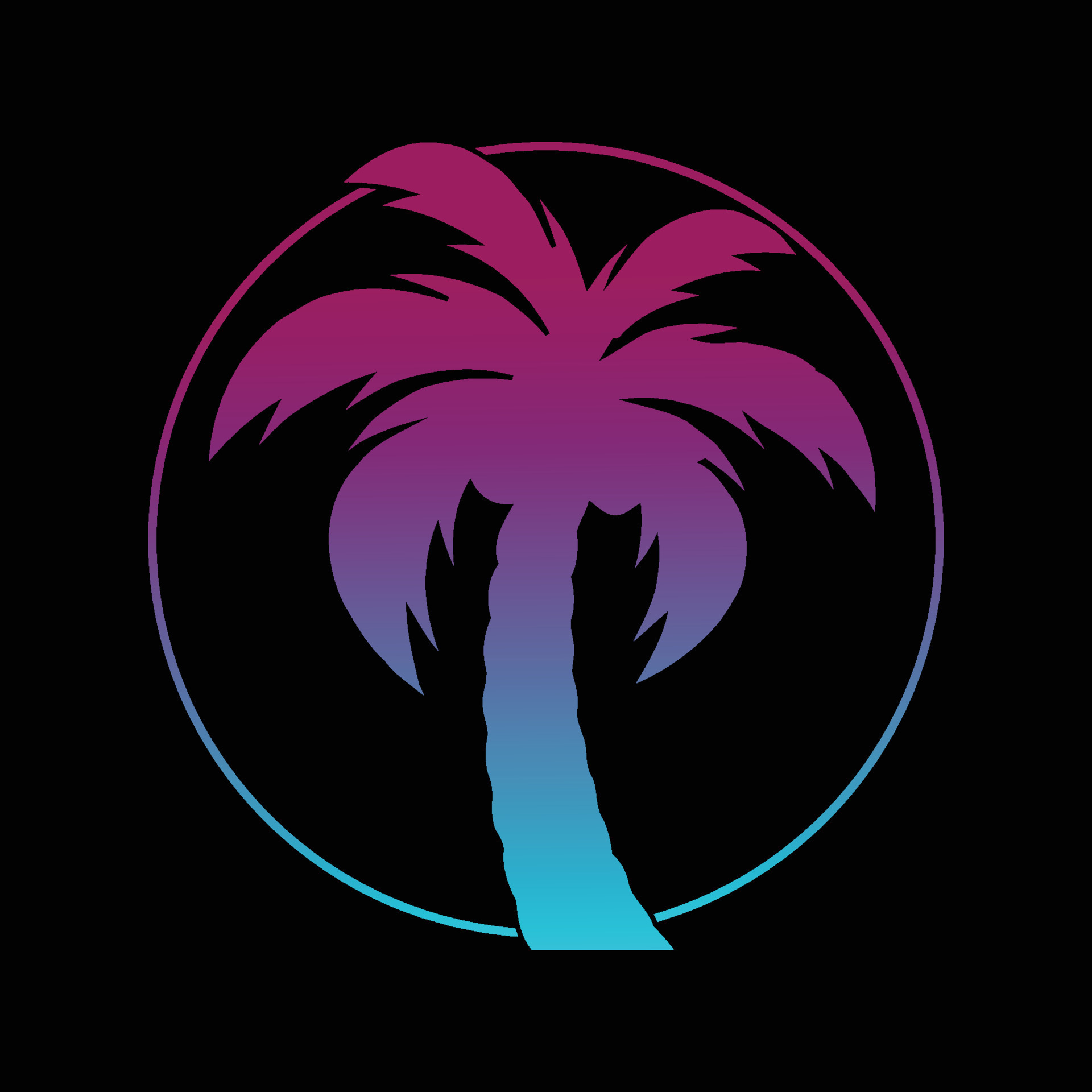 Palm tree summer logo template vector illustration 10550996 Vector Art ...