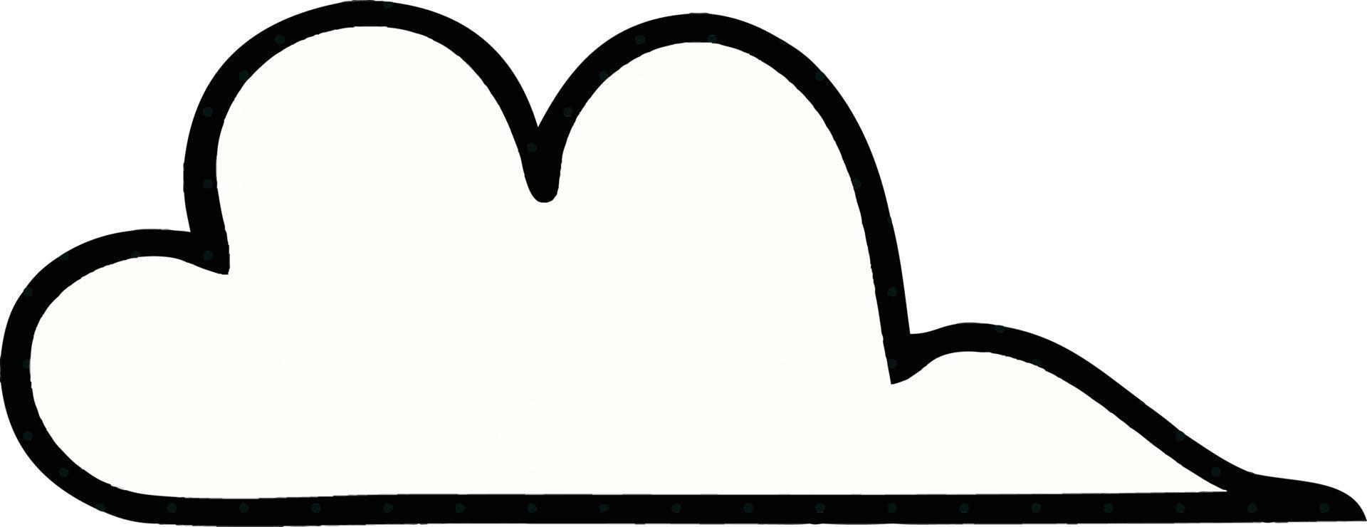 comic book style cartoon cloud vector