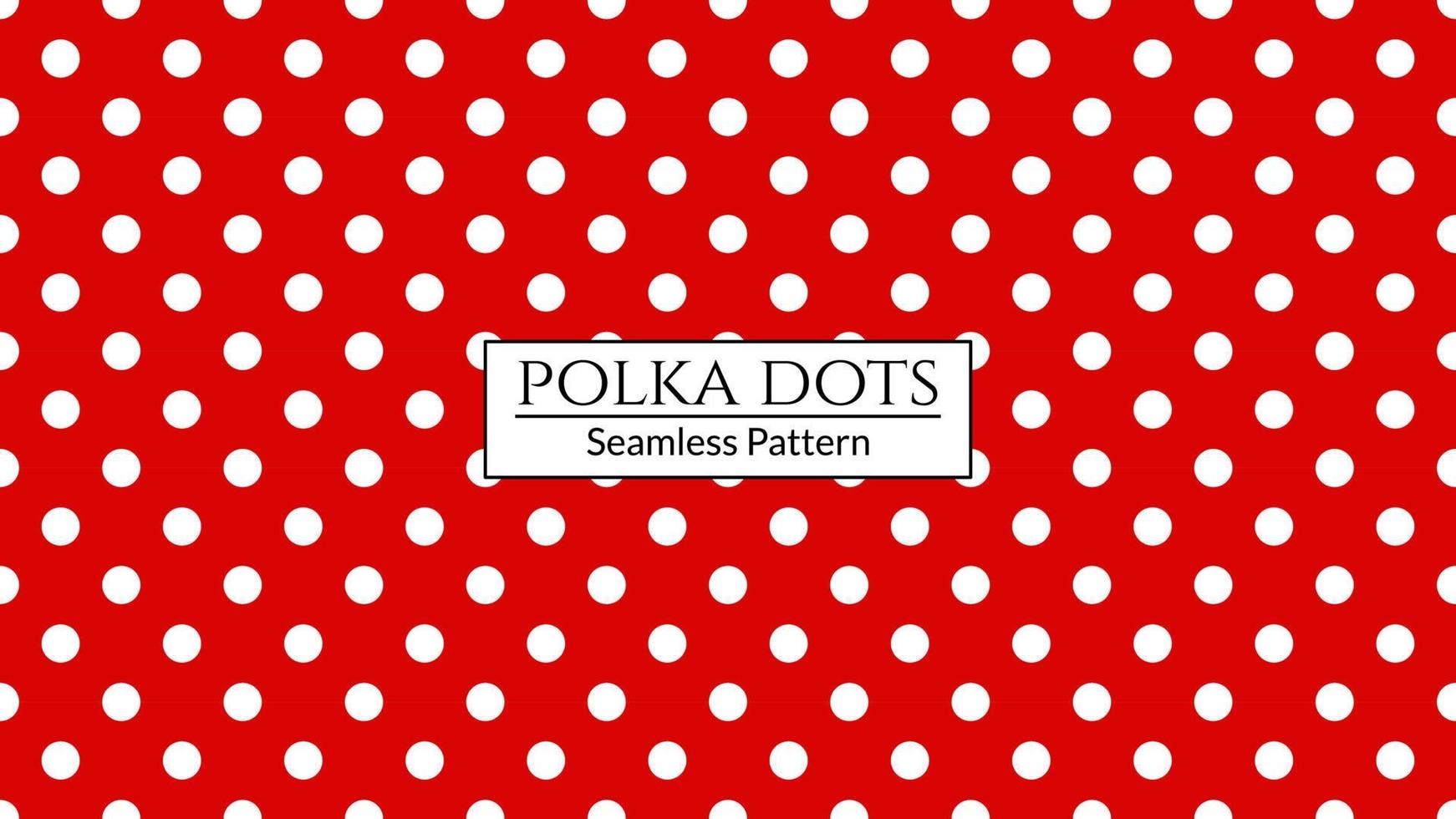 Polka dots seamless pattern. Print design for textile, fabric, fashion, wallpaper, background vector