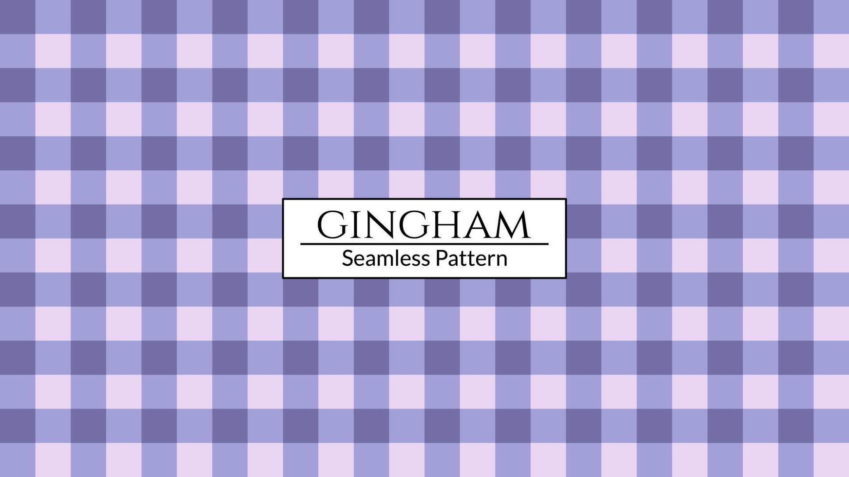 Gingham pattern . Seamless backgrounds for tablecloth, dress, skirt, napkin, or other textile design. vector