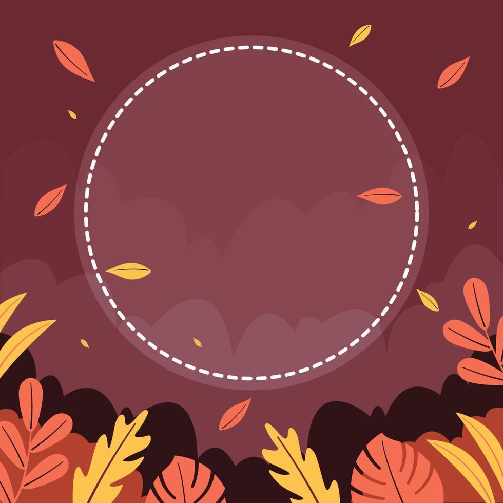 Fallen Leaf Beautiful Fall Autumn Season Background vector