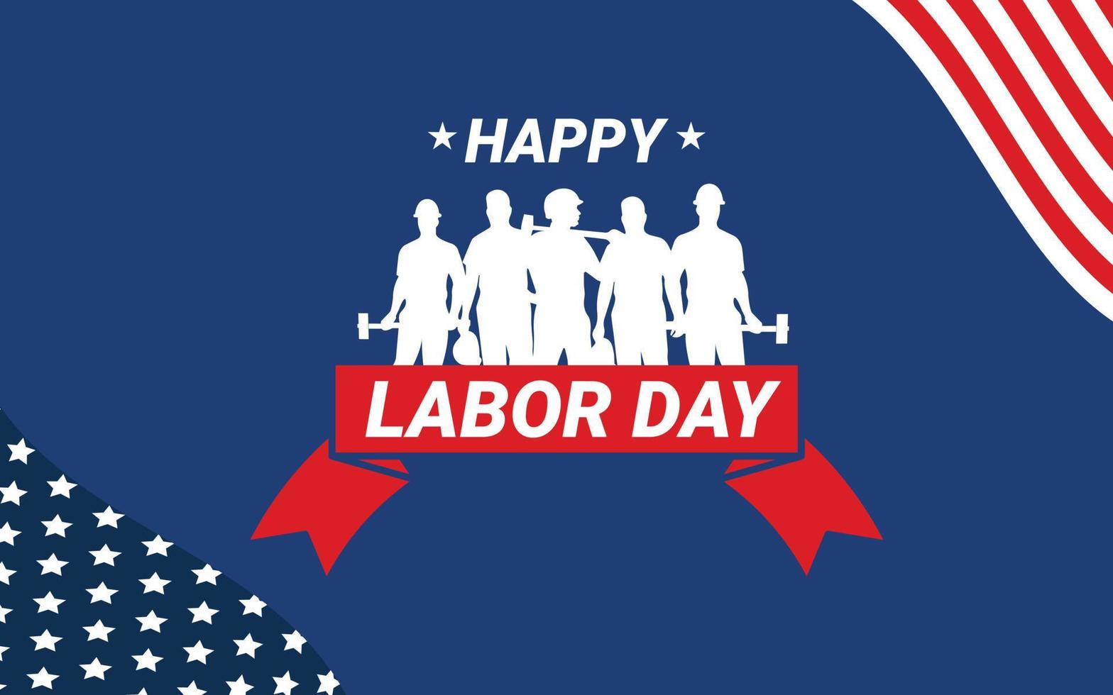 Labor day background vector