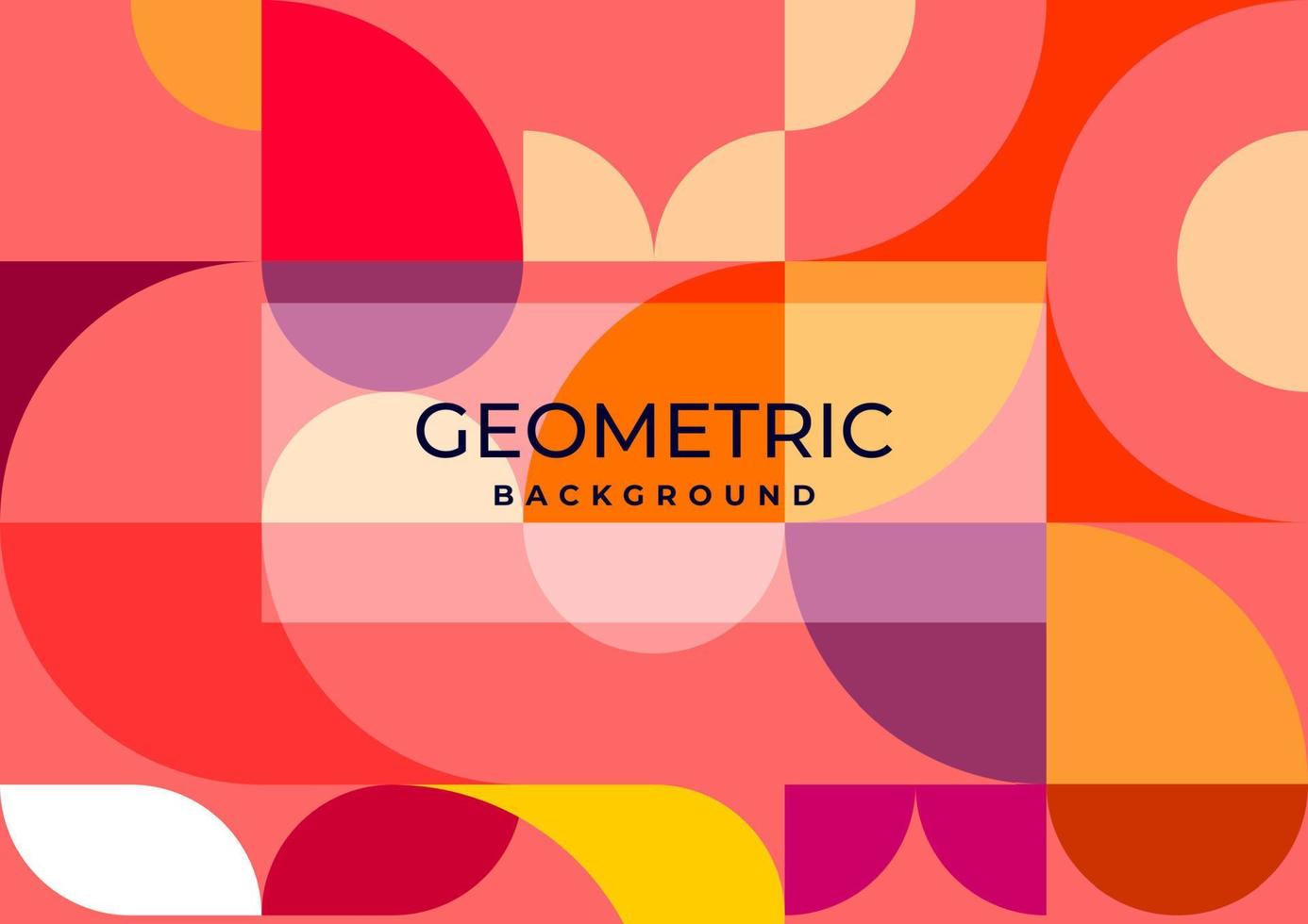 Abstract retro background template. Mid-century illustration banner. Vector eps 10