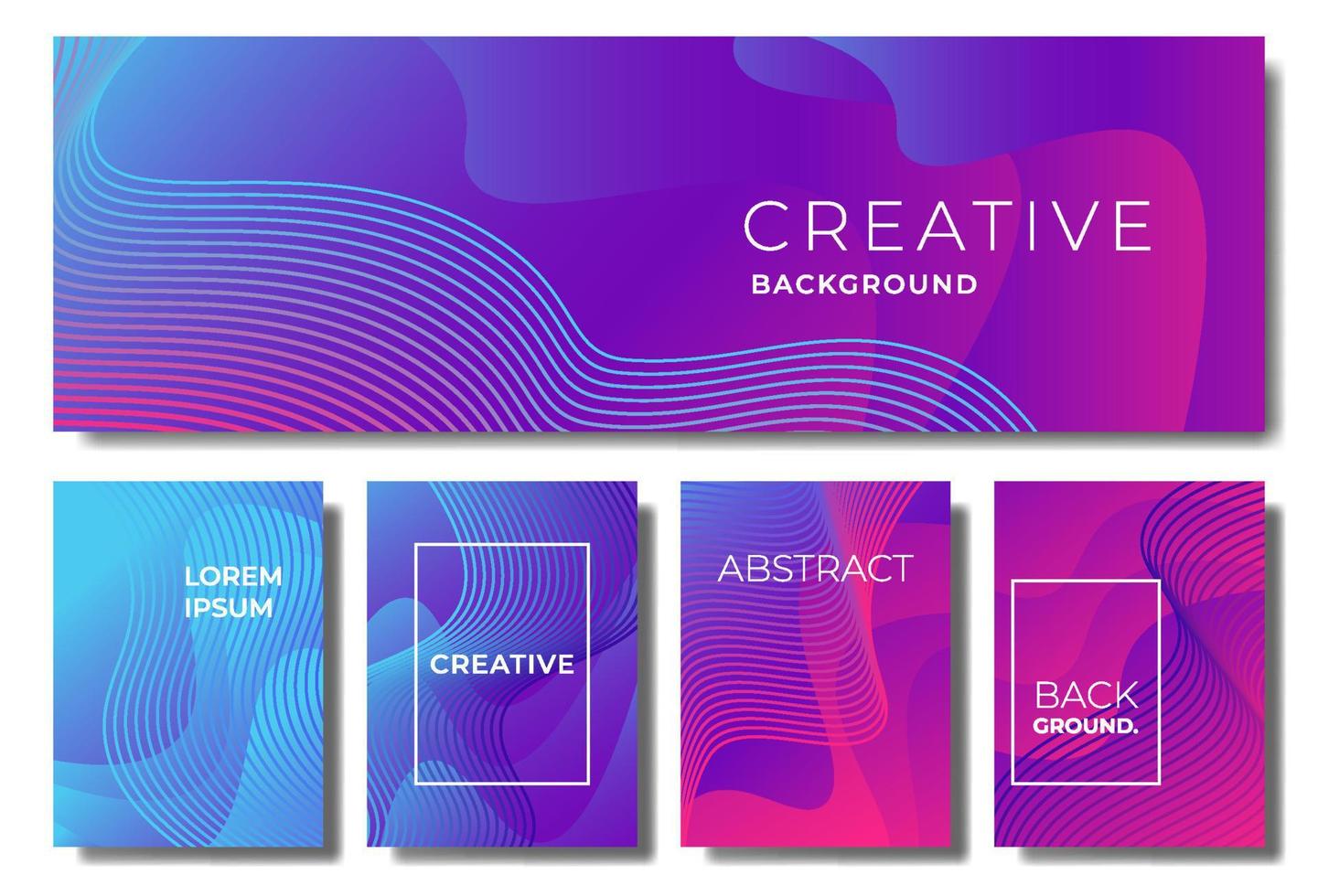 Modern abstract banner background template. Technology theme. Bright color tone. Vector eps 10.