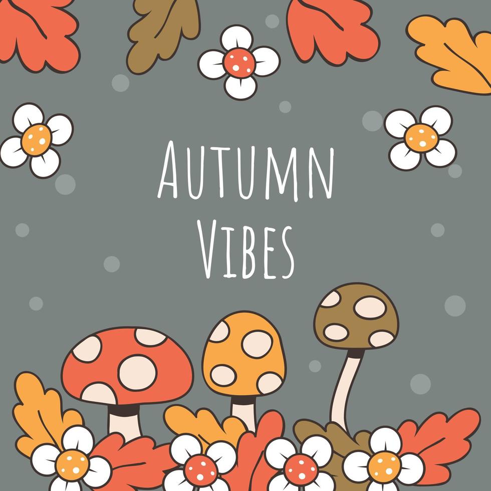 Hand drawn autumn banner. - Vector. vector