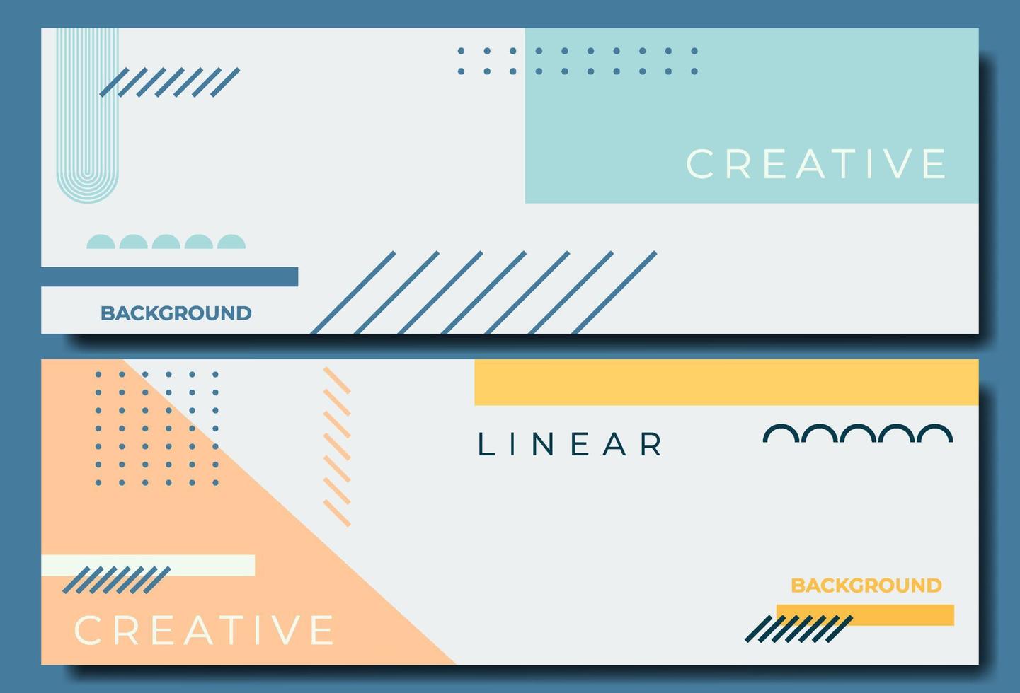 Modern abstract banner background template. Technology theme. Bright color tone. Vector eps 10.