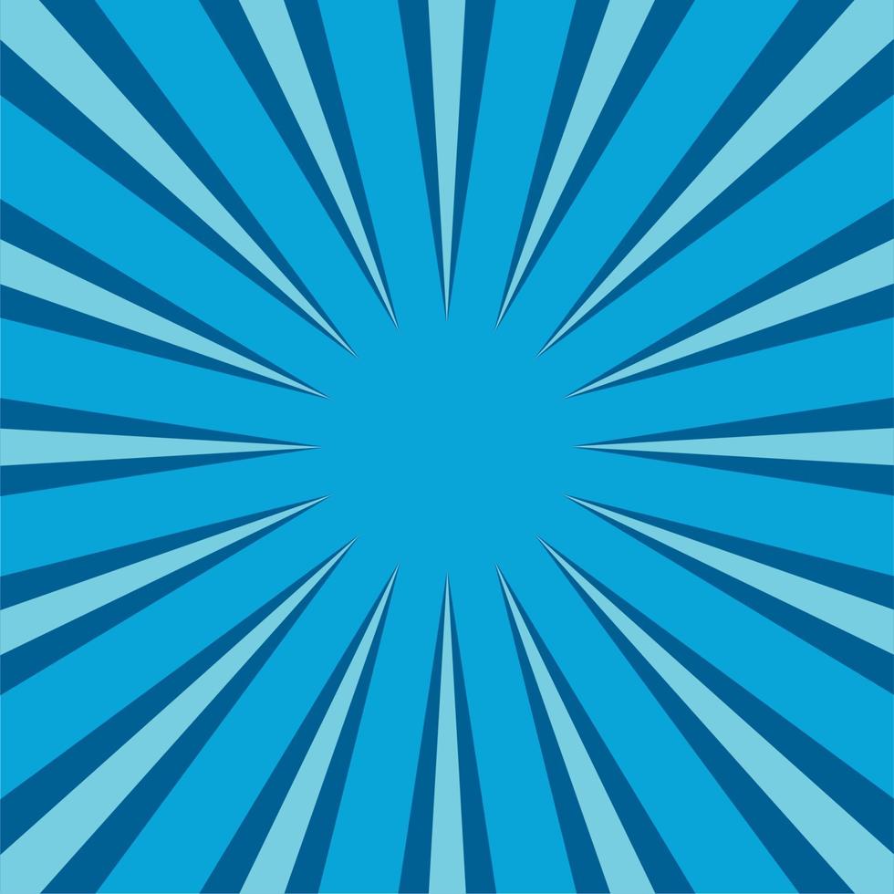 Comic blue background vector