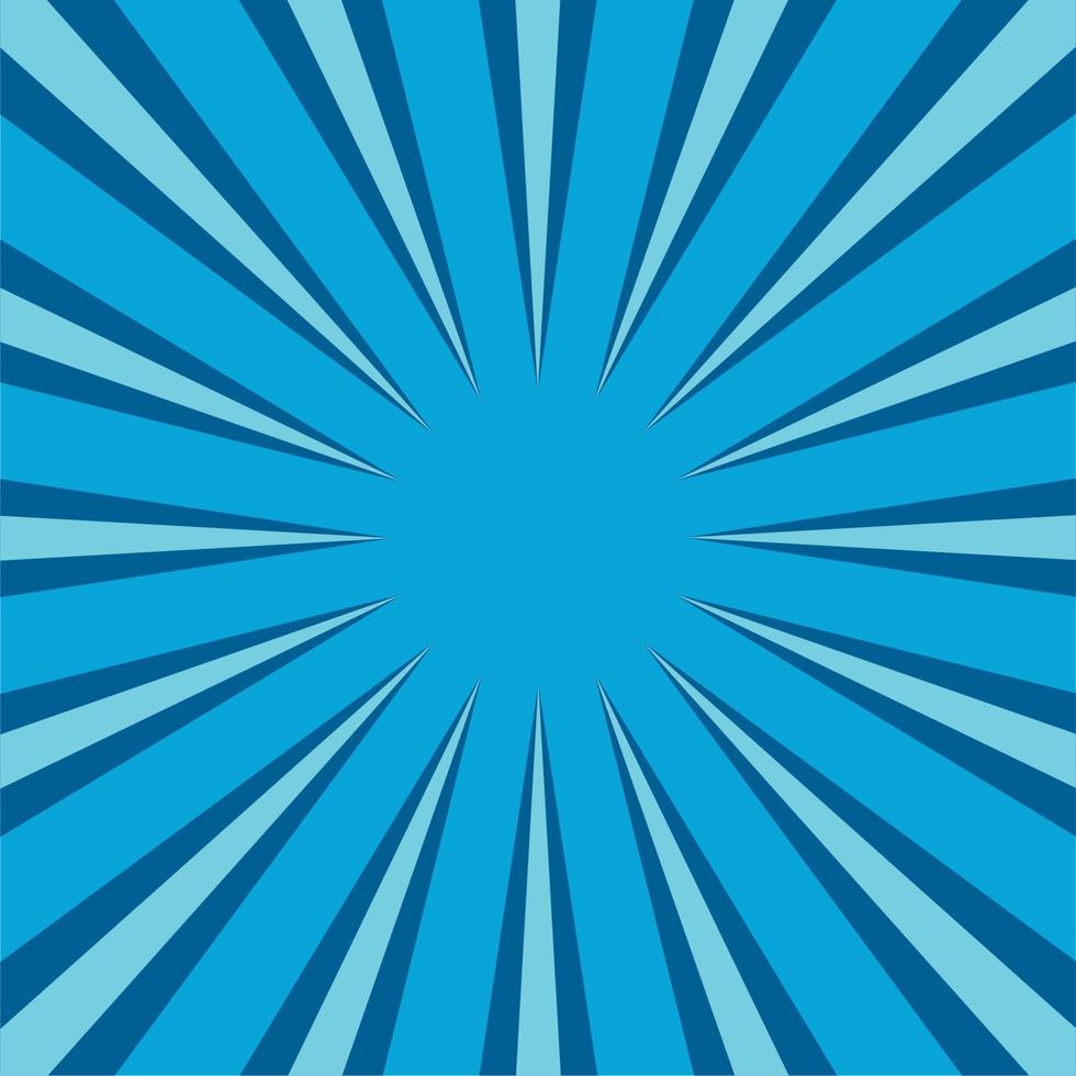 fondo azul cómico vector