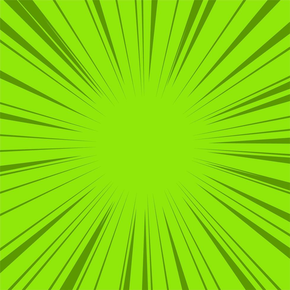 Fondo verde abstracto cómico vector